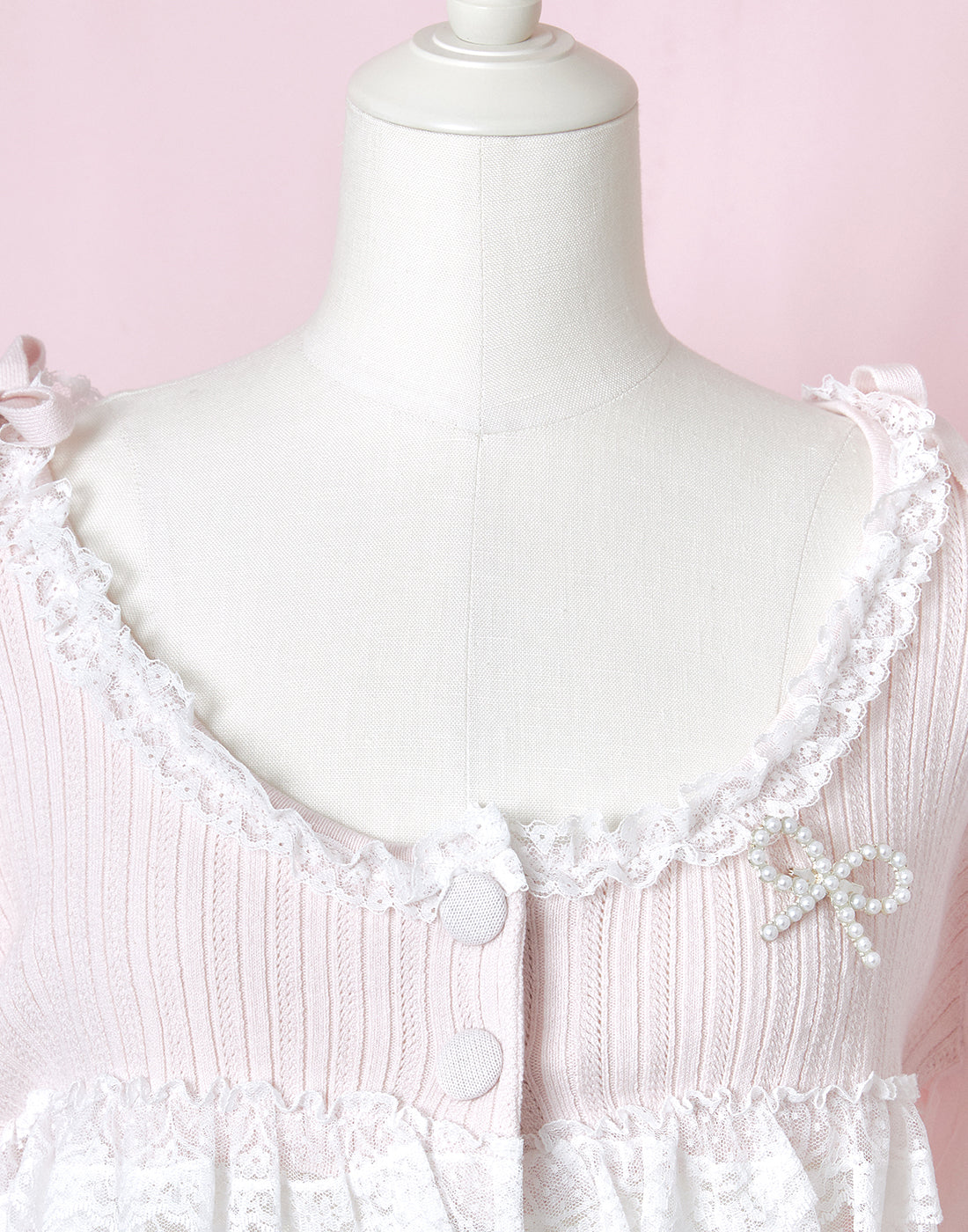 <March Delivery> mellfy memory Like sugar candy Knit Bolero