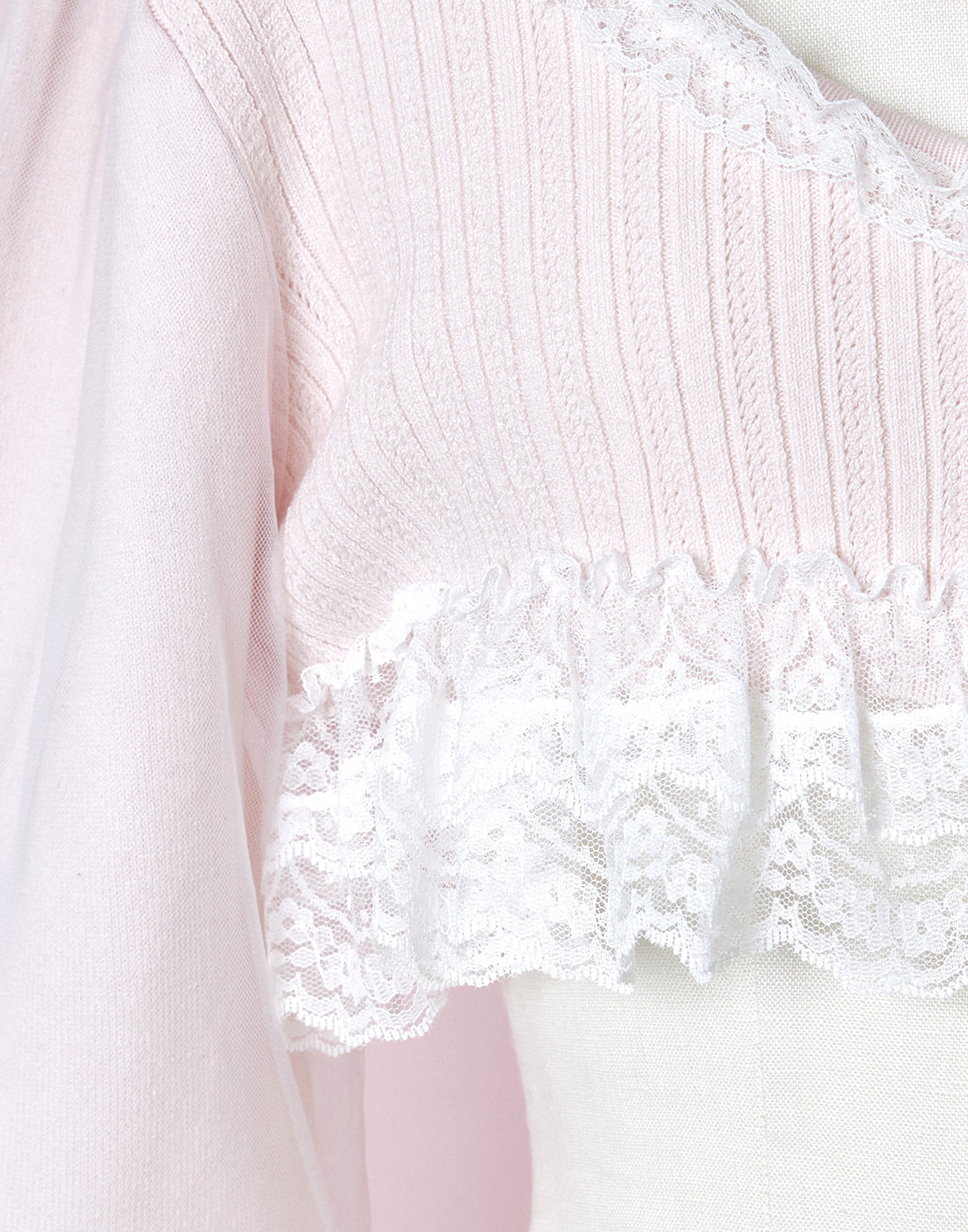 <March Delivery> mellfy memory Like sugar candy Knit Bolero