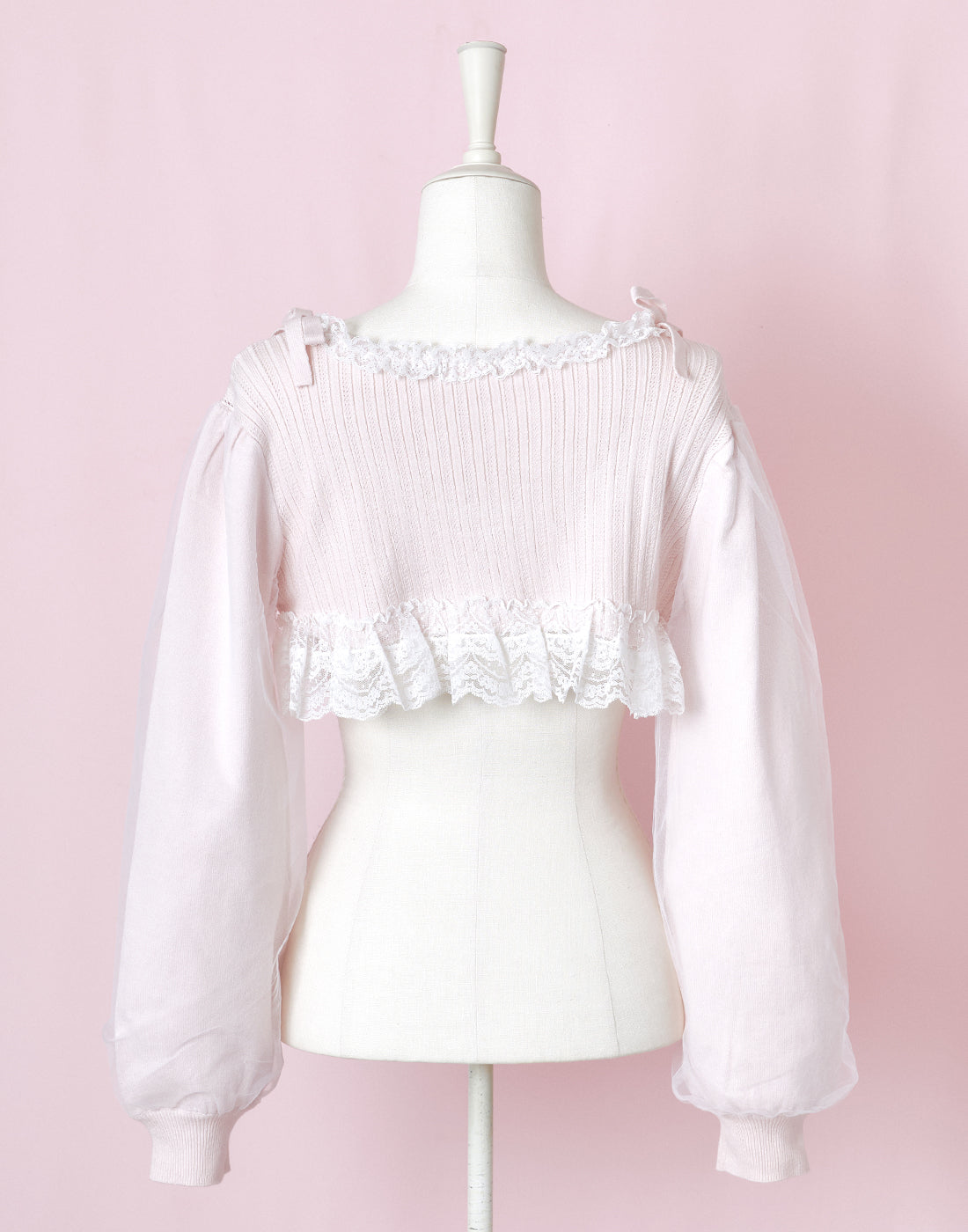<March Delivery> mellfy memory Like sugar candy Knit Bolero