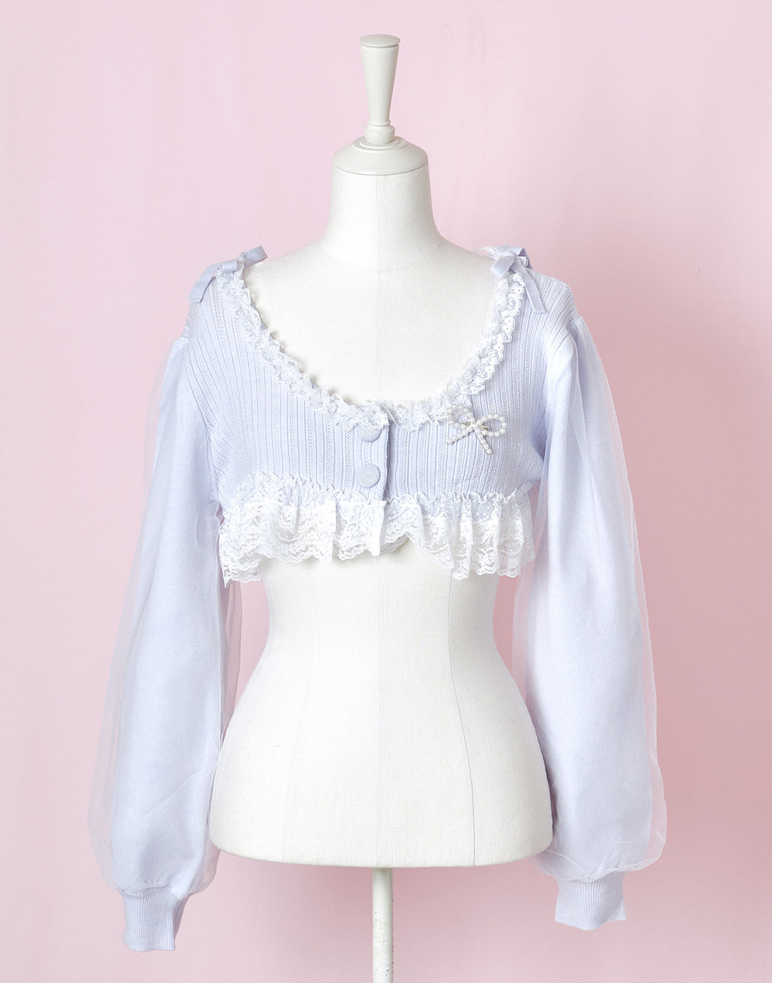<March Delivery> mellfy memory Like sugar candy Knit Bolero