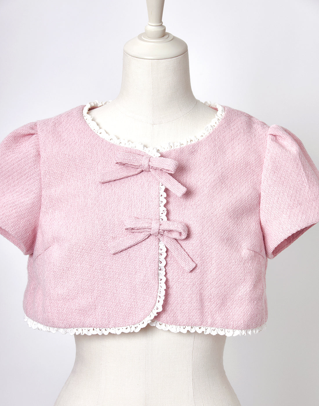 <April Delivery> mellfy memory Dear classy Girl tweed Bolero