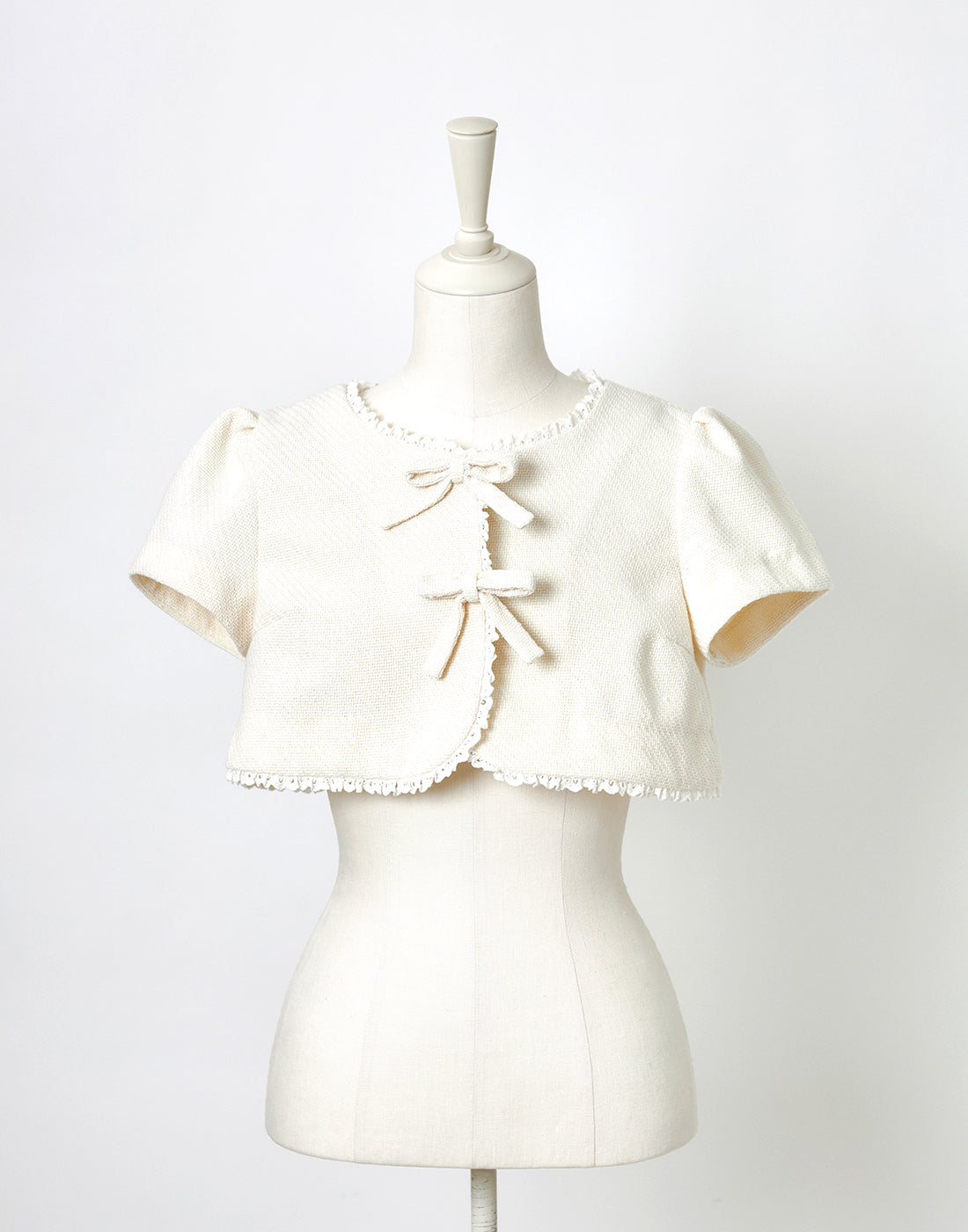 <April Delivery> mellfy memory Dear classy Girl tweed Bolero