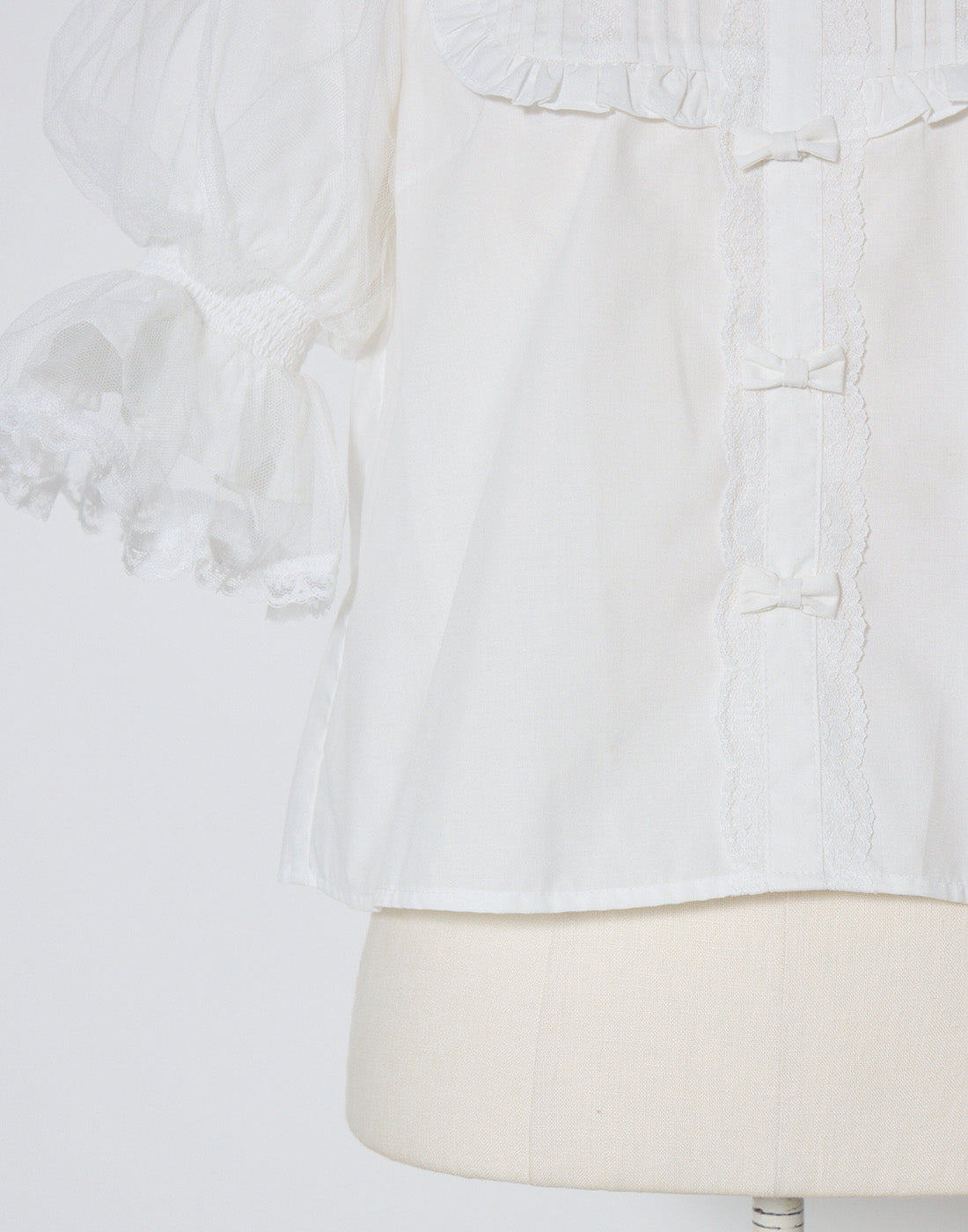 mellfy memory Dreamy mini ribbon Blouse