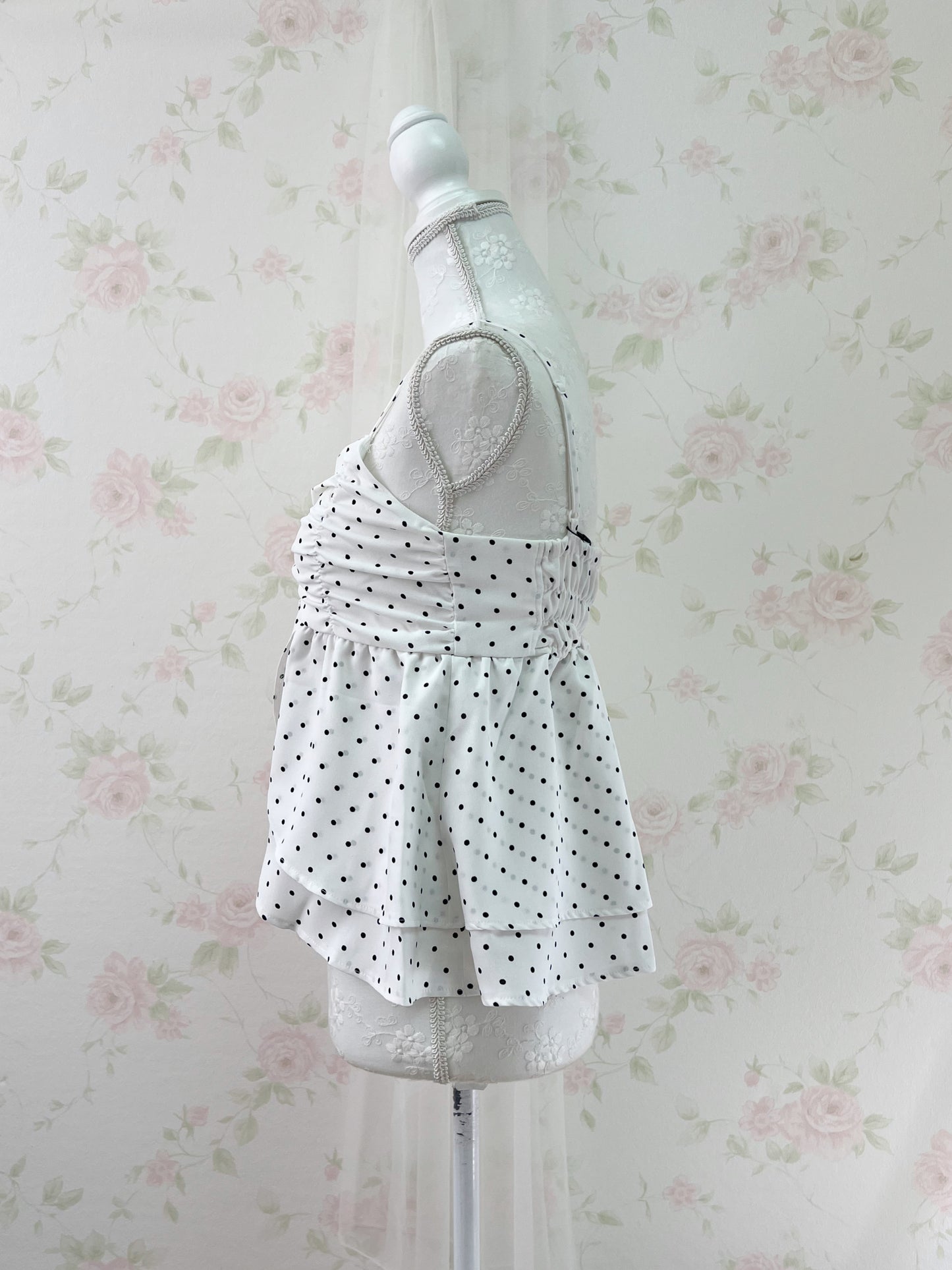 GRL Polka Dot Flare Camisole