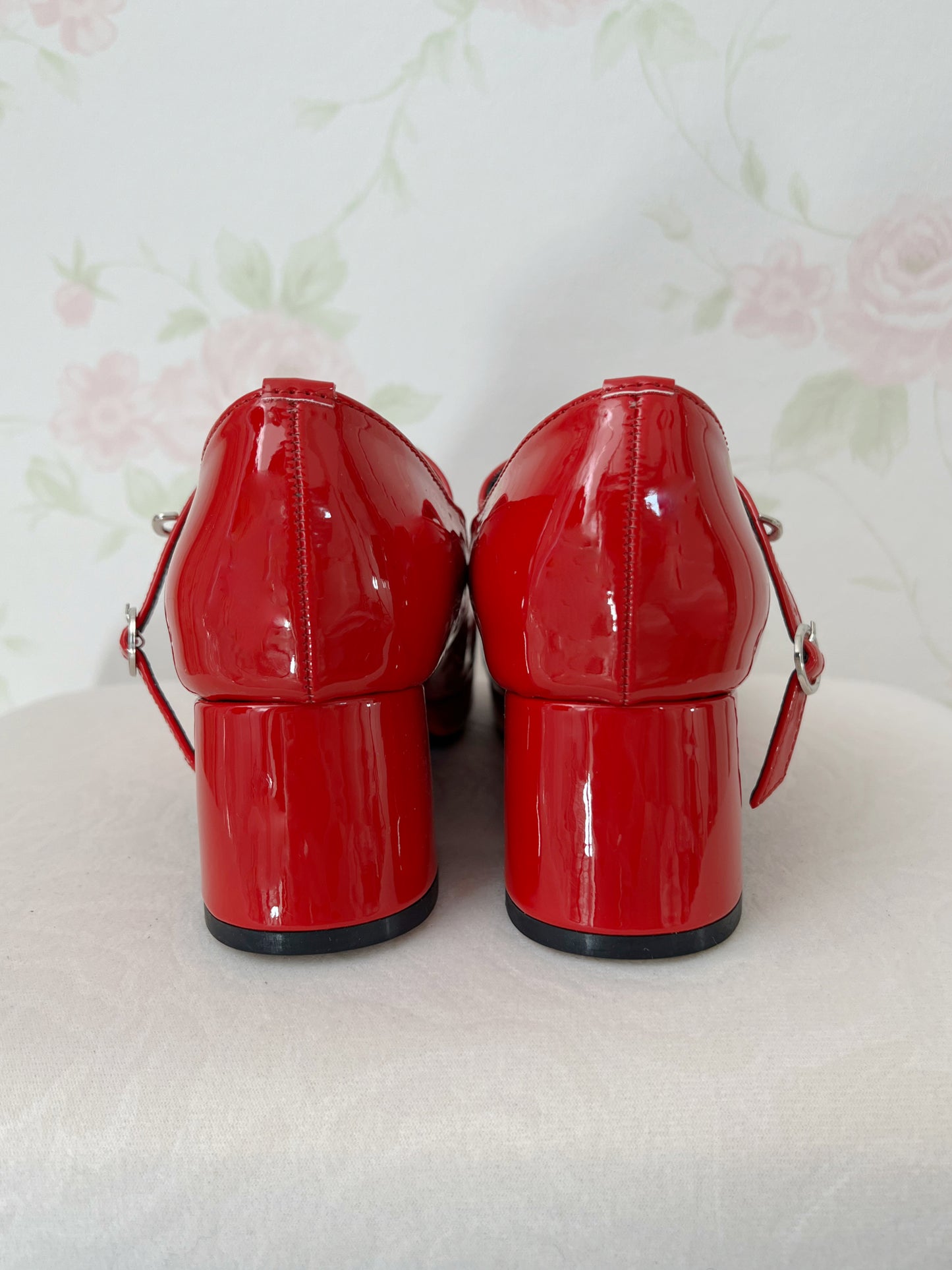 Dear My Love Strap Pumps (Red)