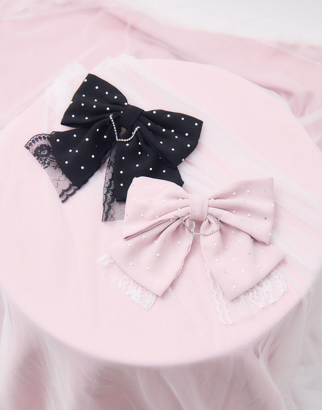 mellfy memory Eternity girly pearl ribbon