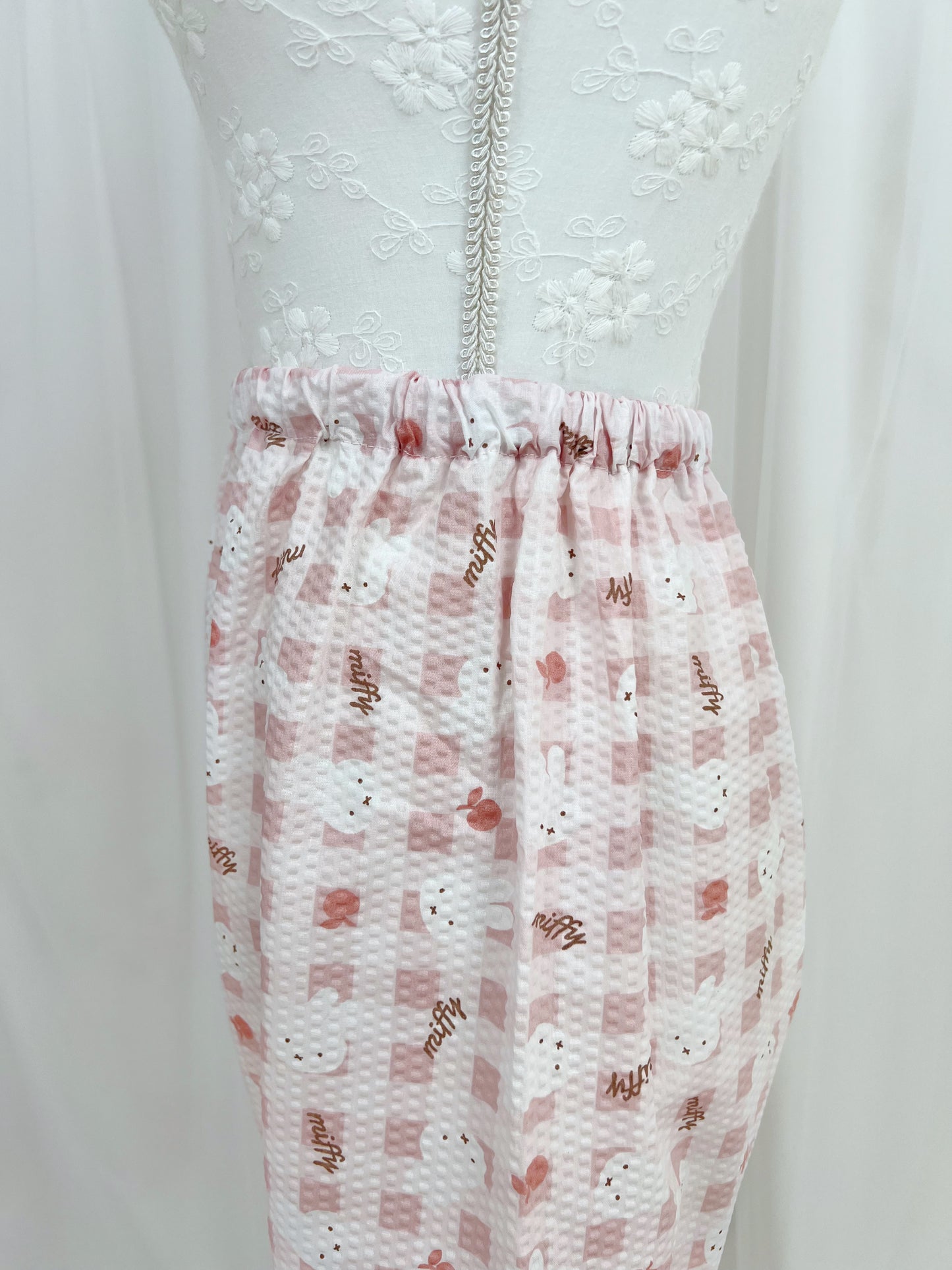 miffy Apple Checked Pajama Set