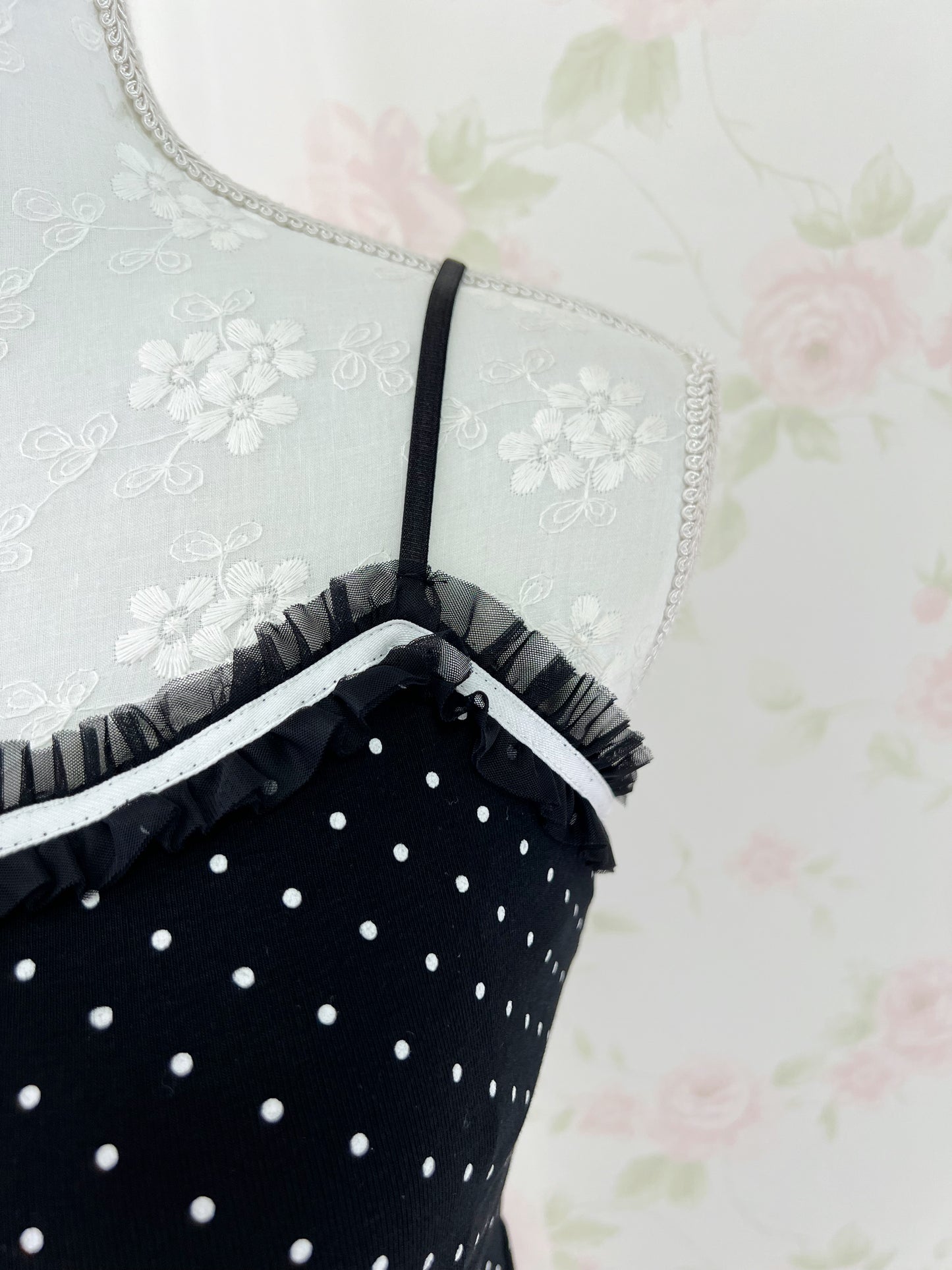 Olive des Olive Polka Dot Camisole (Black)