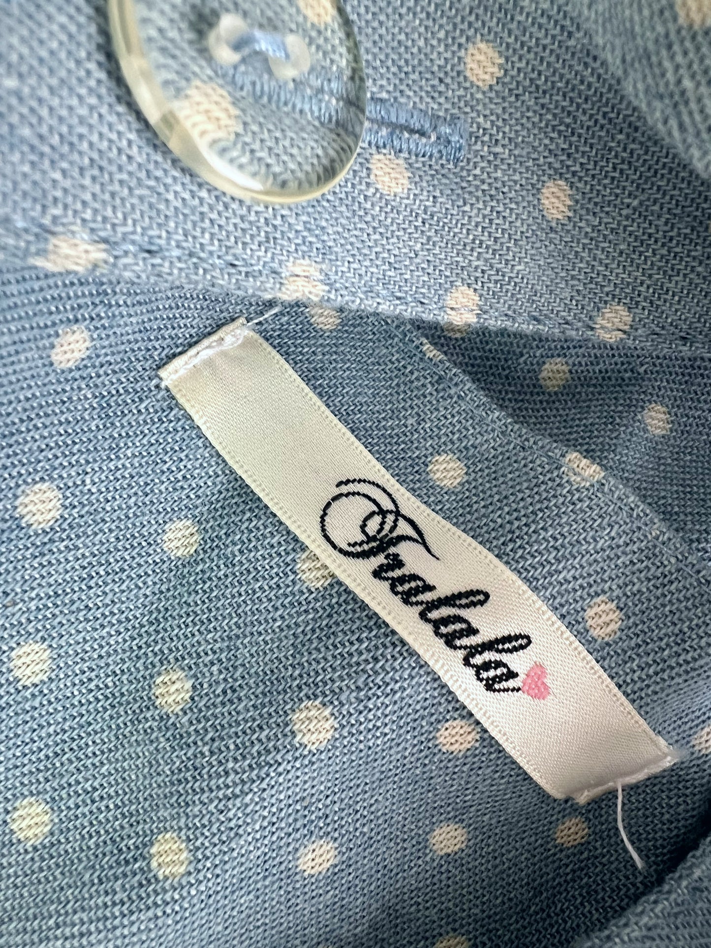 Tralala LIZ LIZA Polka Dot Laced Up Jumper Skirt