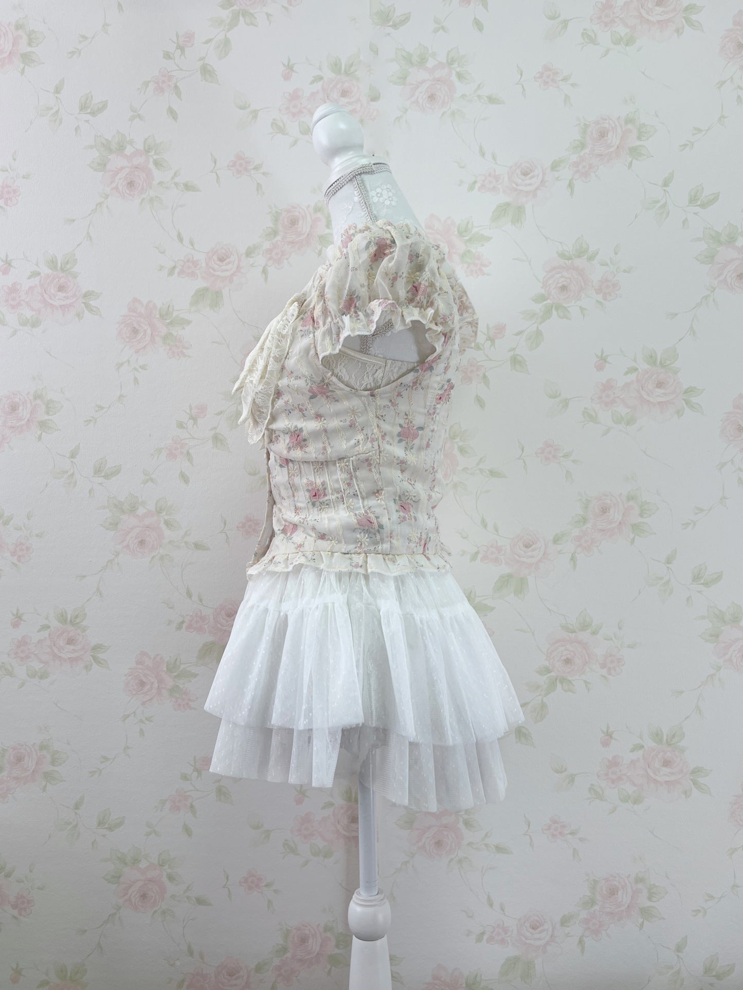 Shoujo Floral Cotton Blouse