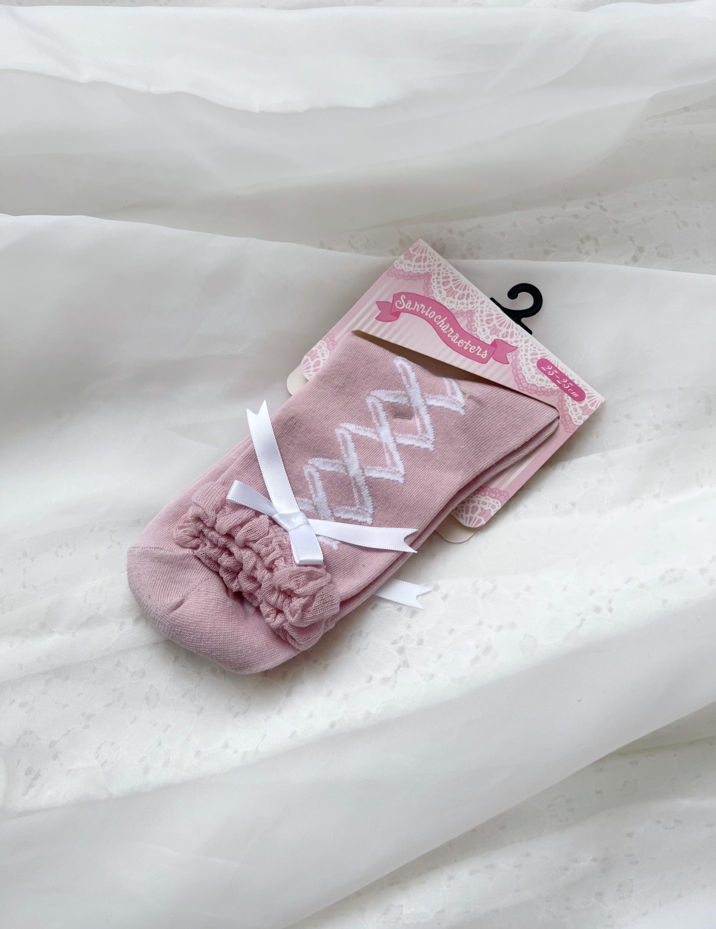 My Melody Laced Up Print Socks