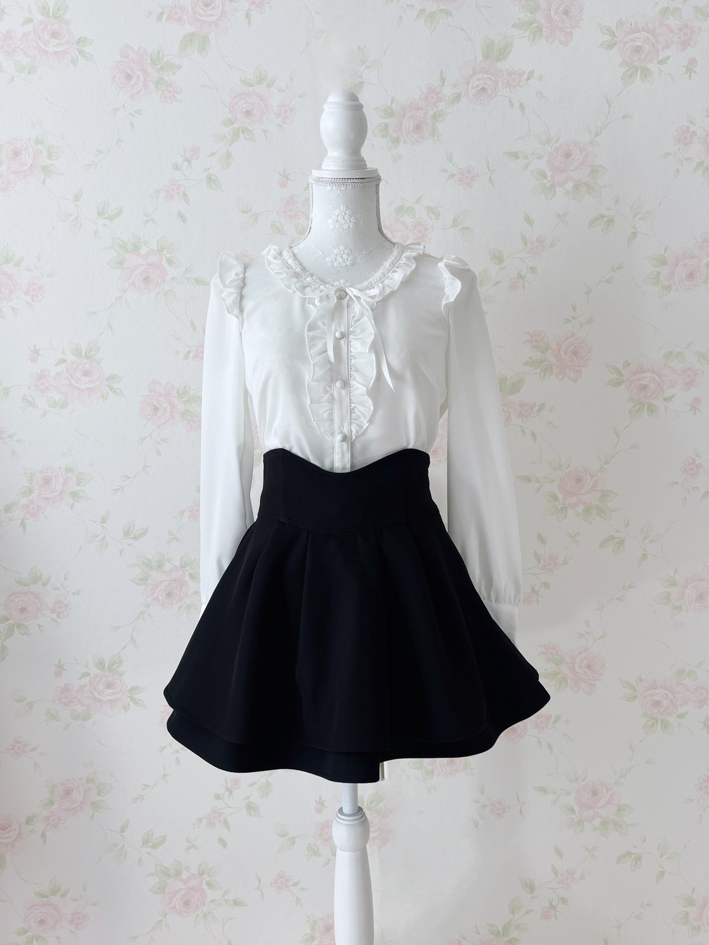 Jiraikei High Waist Sukapan (Black)
