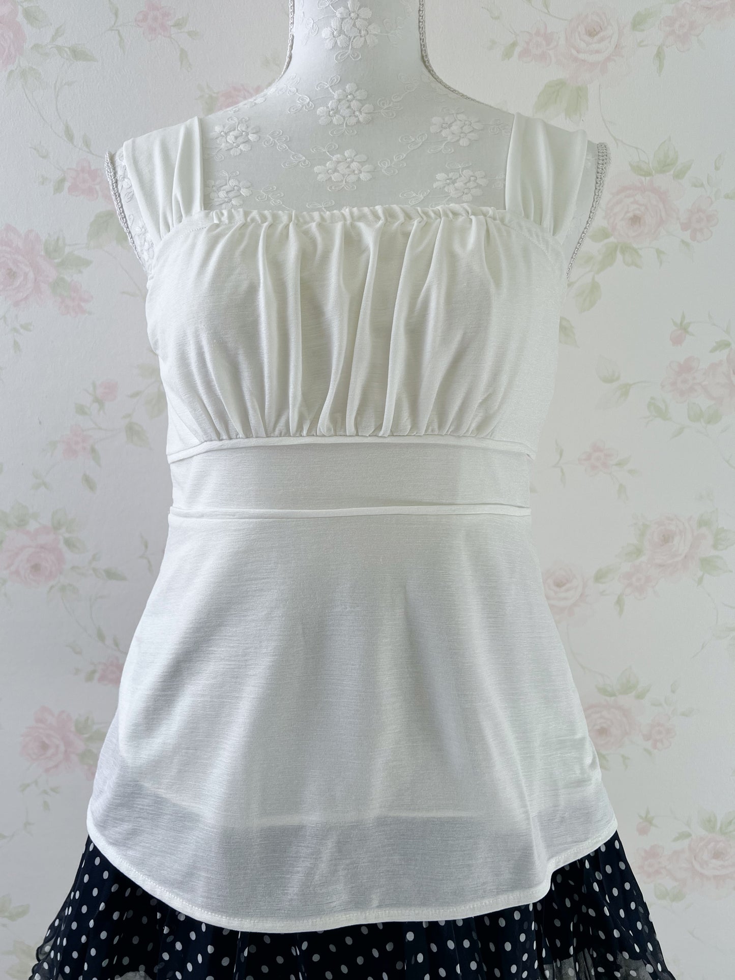 Princess Gather Bust Tunic Top