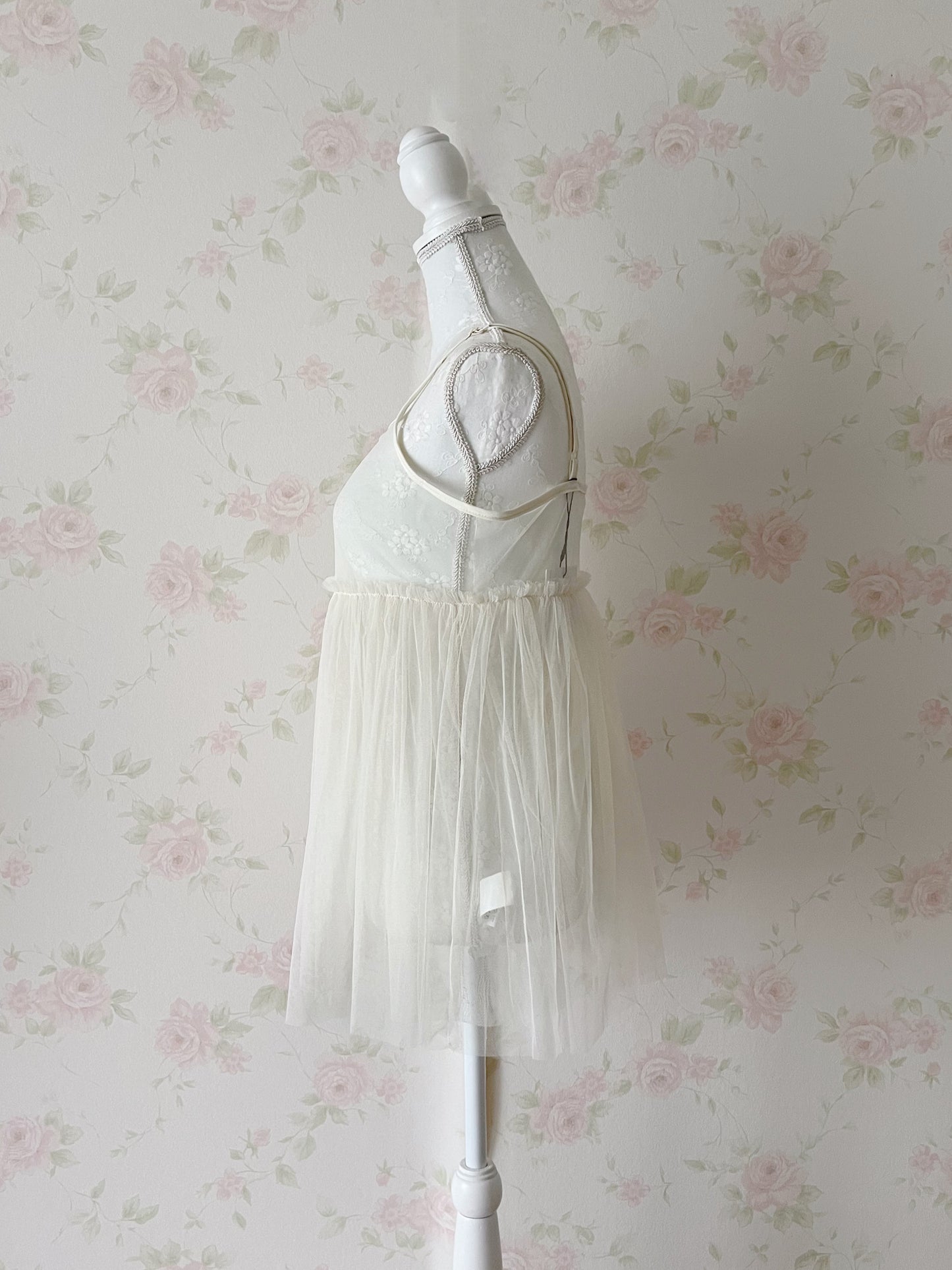 GRL Tulle Camisole (Ivory)