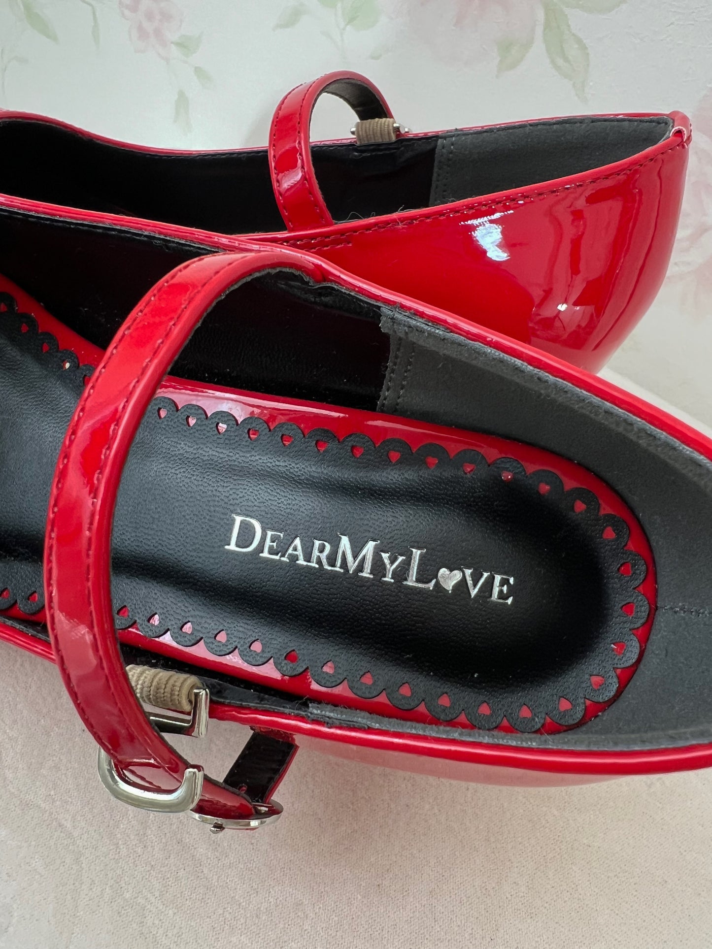 Dear My Love Strap Pumps (Red)