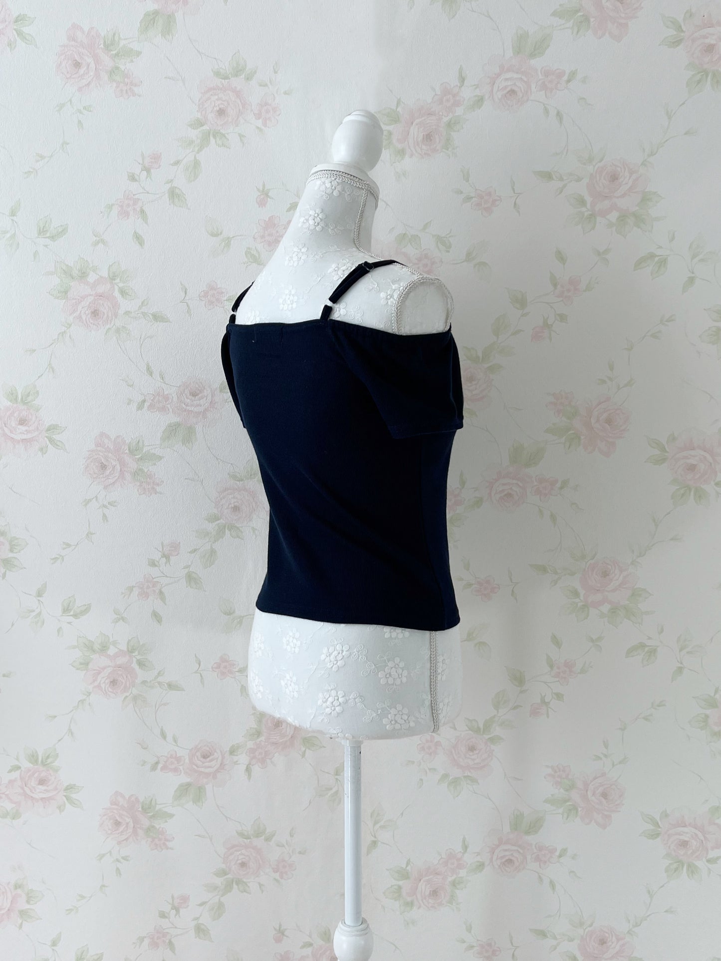 Ank Rouge Strapped Short Top (Navy)