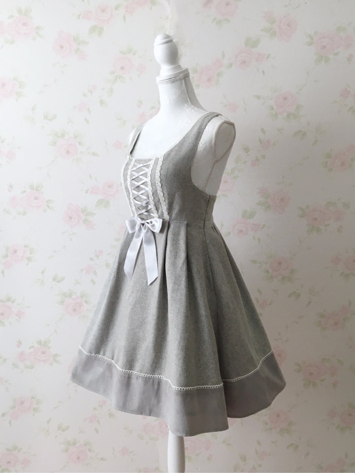 Amavel Back Laced Up Jumper Dress