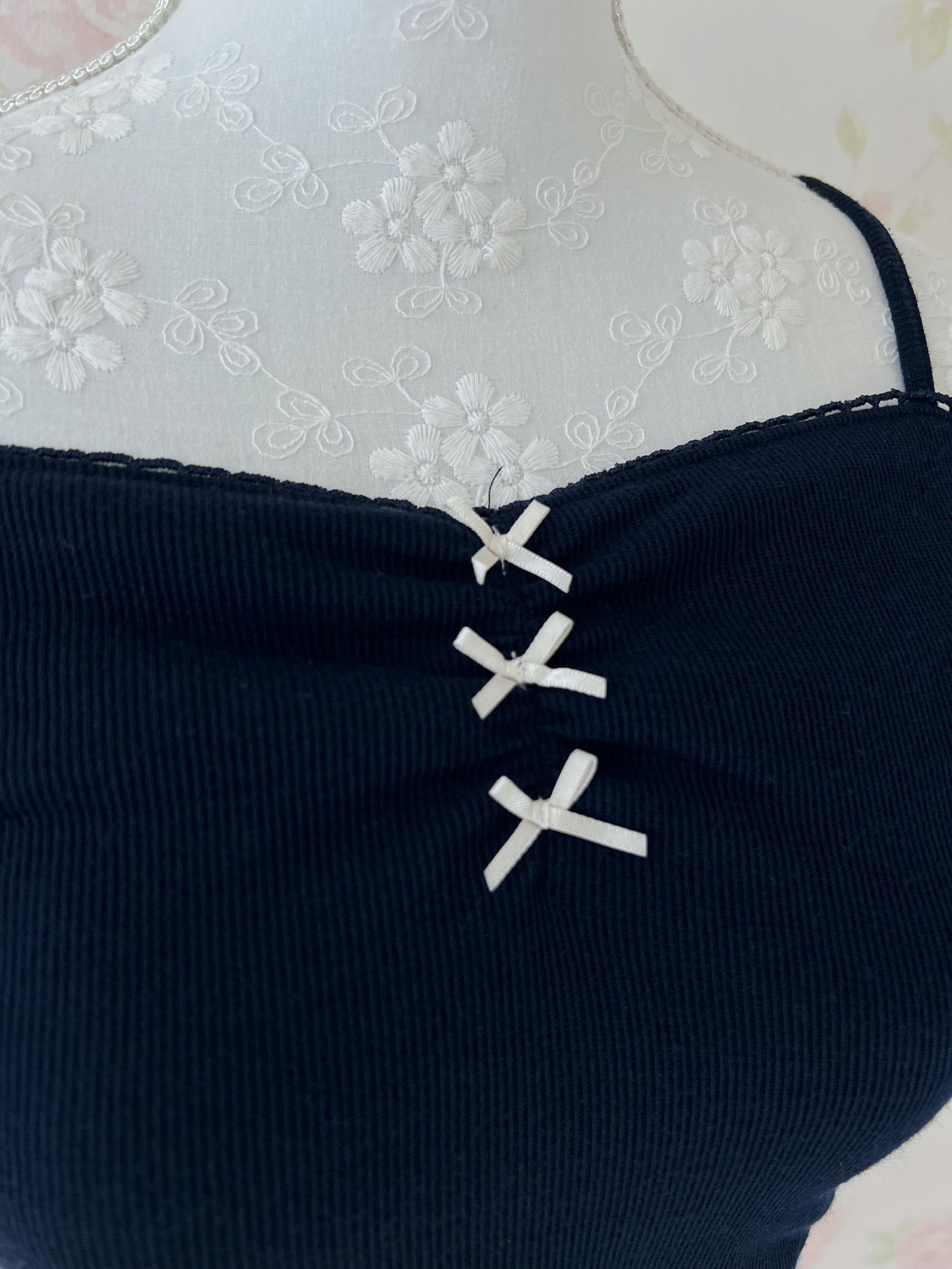 Ank Rouge Strapped Short Top (Navy)