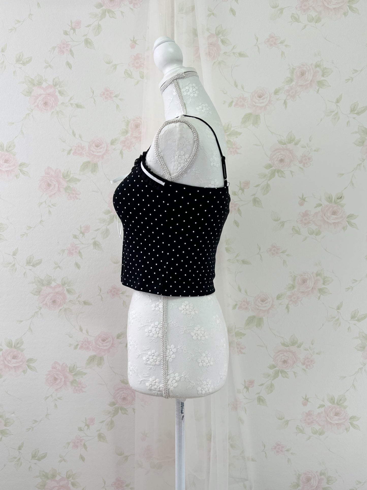 Olive des Olive Polka Dot Camisole (Black)