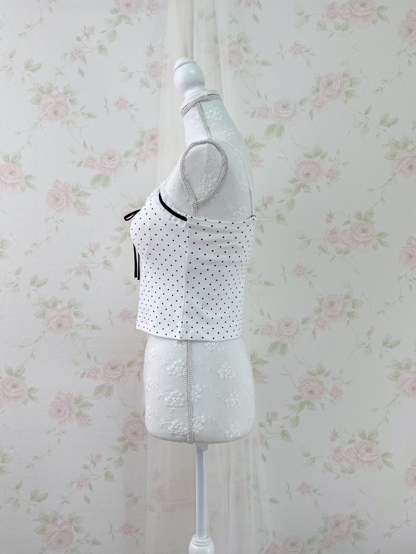 Olive des Olive Polka Dot Camisole (White)