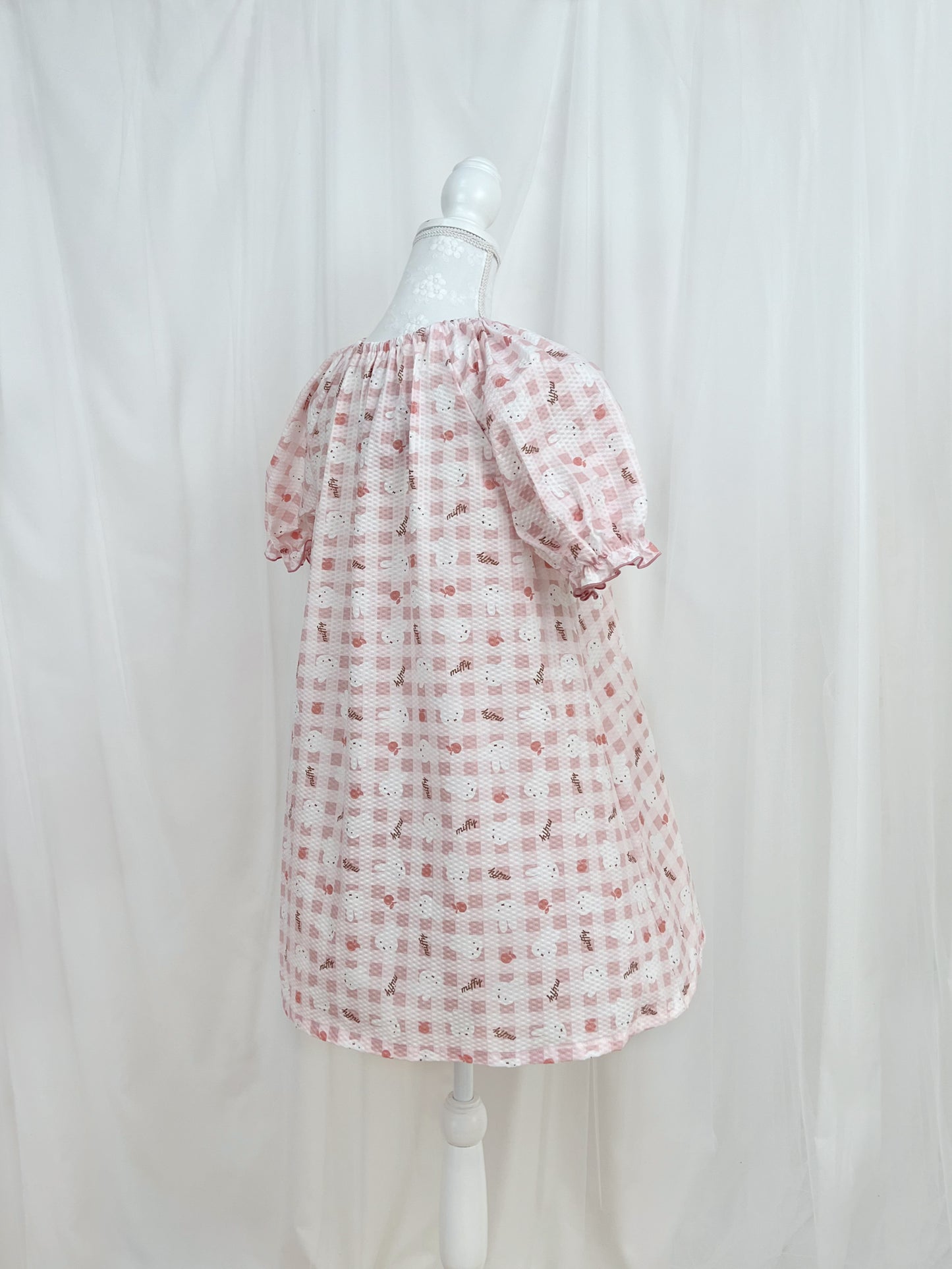 miffy Apple Checked Pajama Set