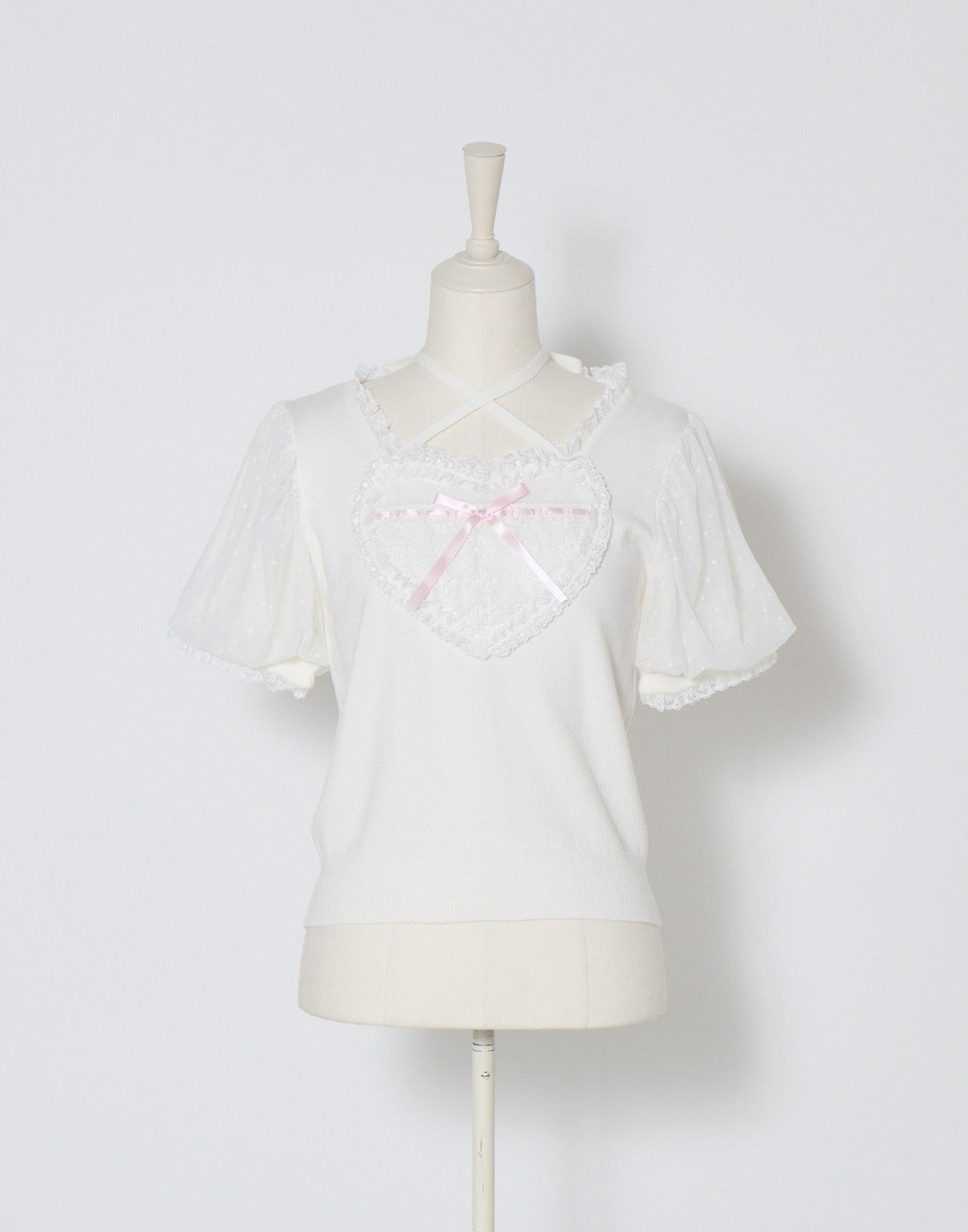 mellfy memory My love heart puff tops