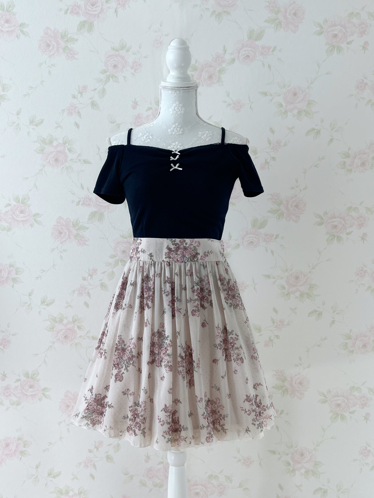 Ank Rouge Strapped Short Top (Navy)