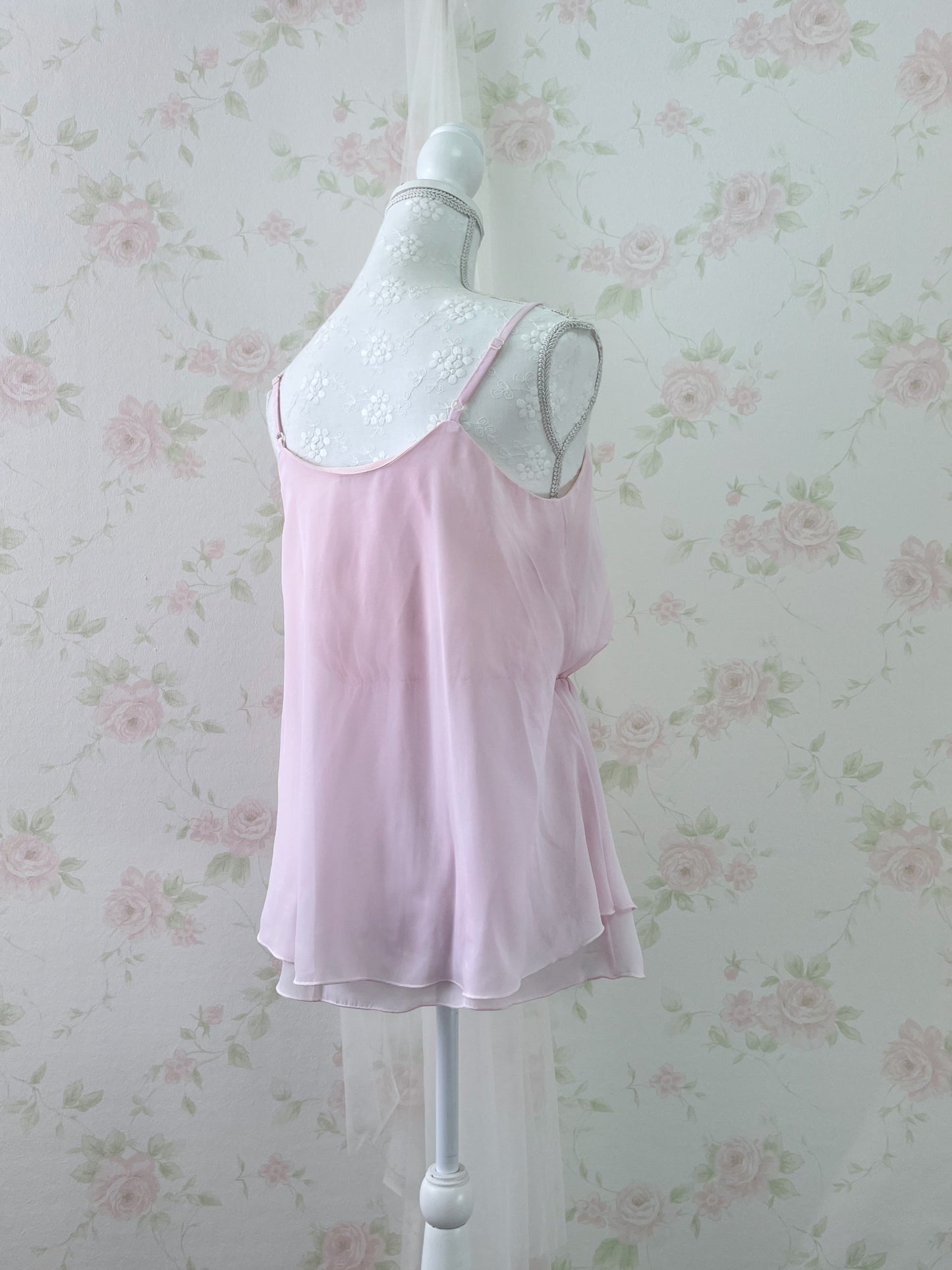 rienda Chiffon Camisole (Pink)