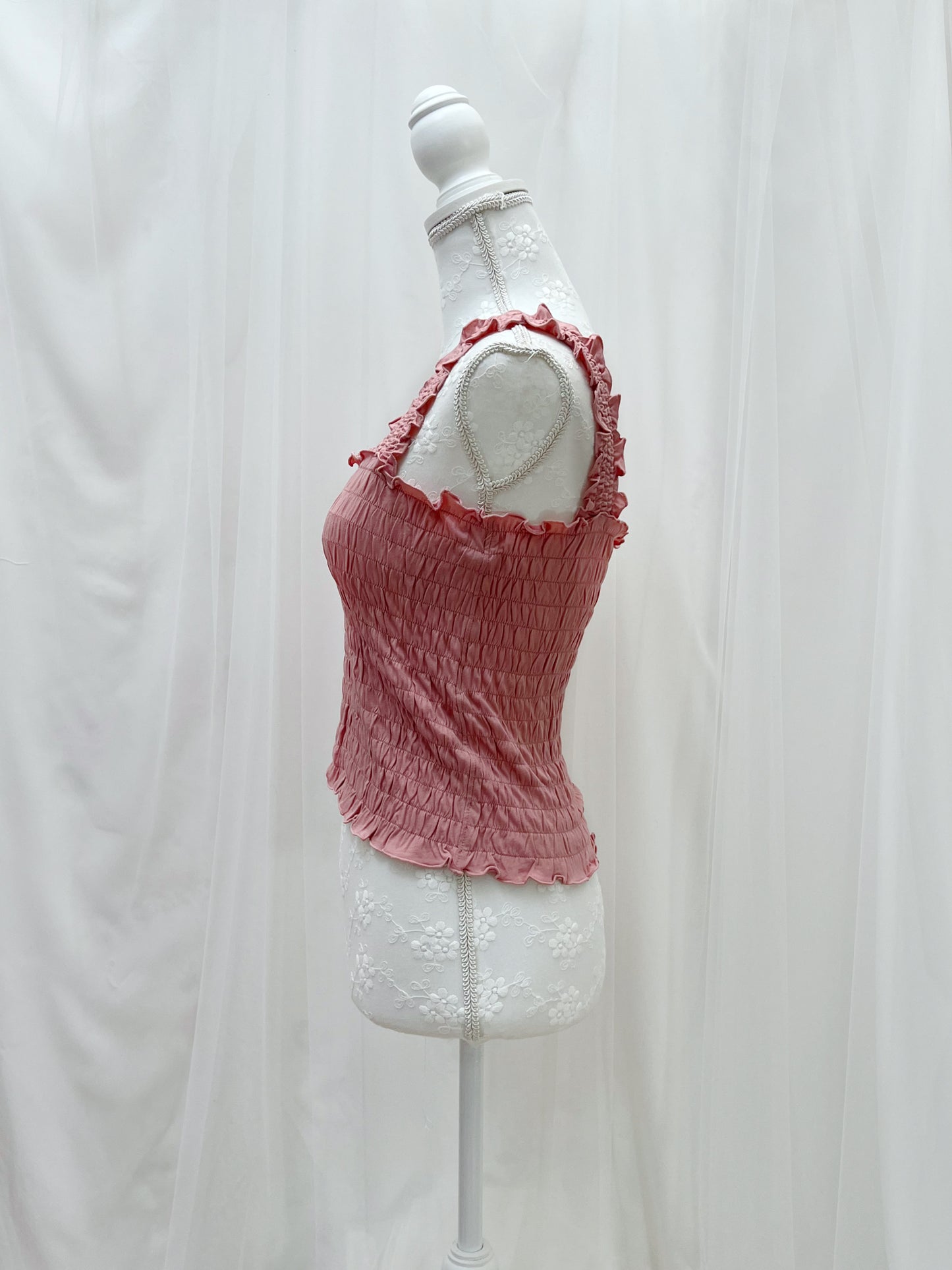 Honey’s Smocked Short Top (Pink)