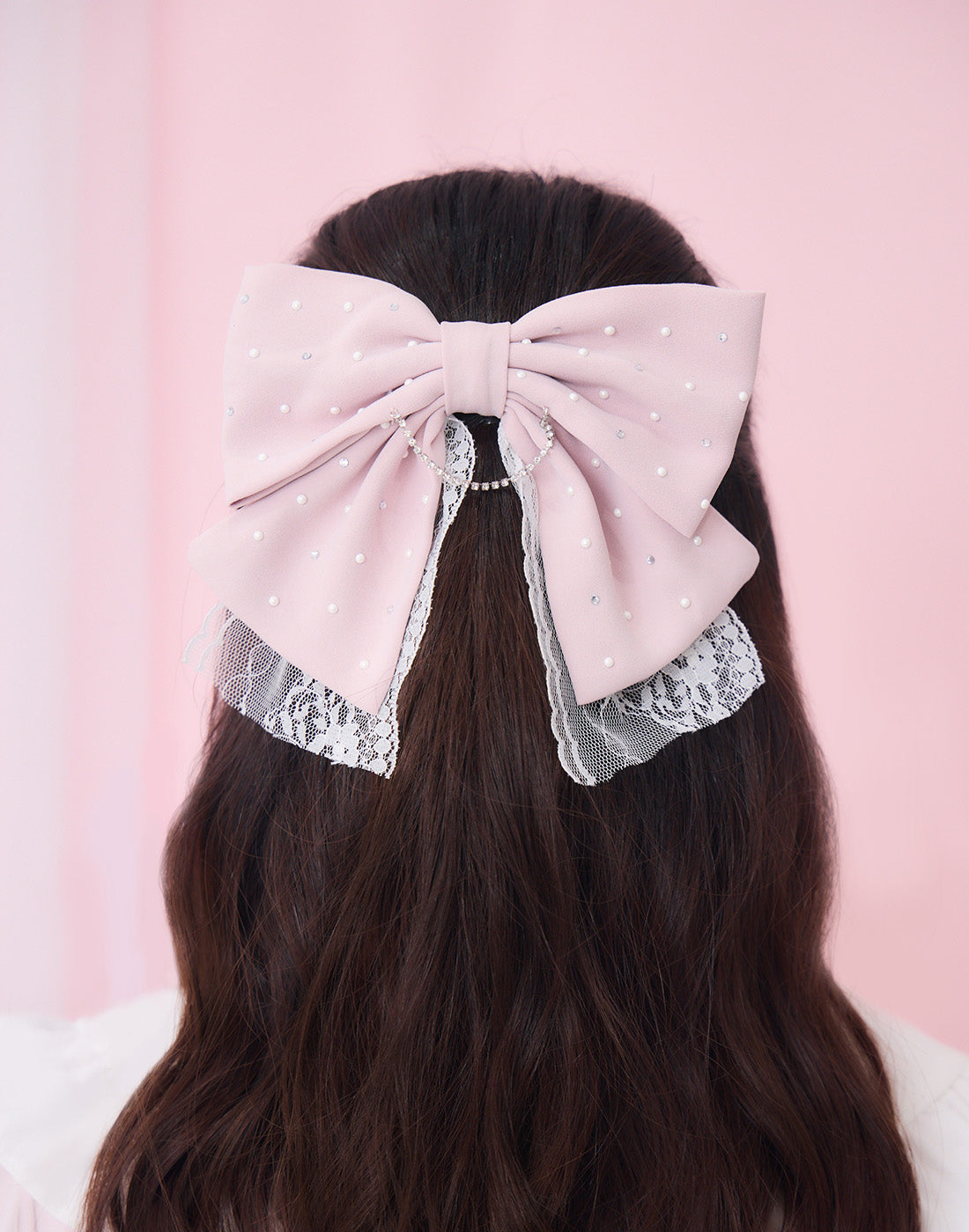 mellfy memory Eternity girly pearl ribbon