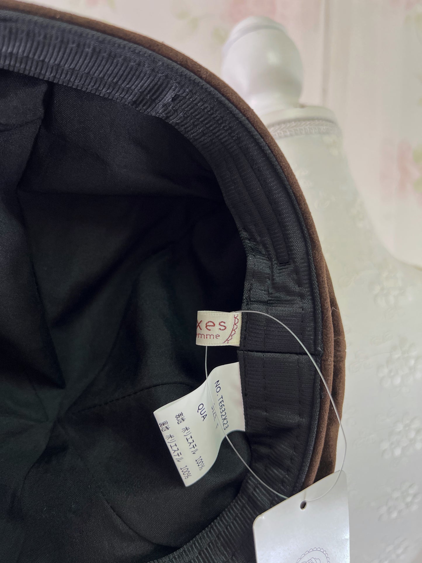 axes femme Newsboy Cap (Brown)