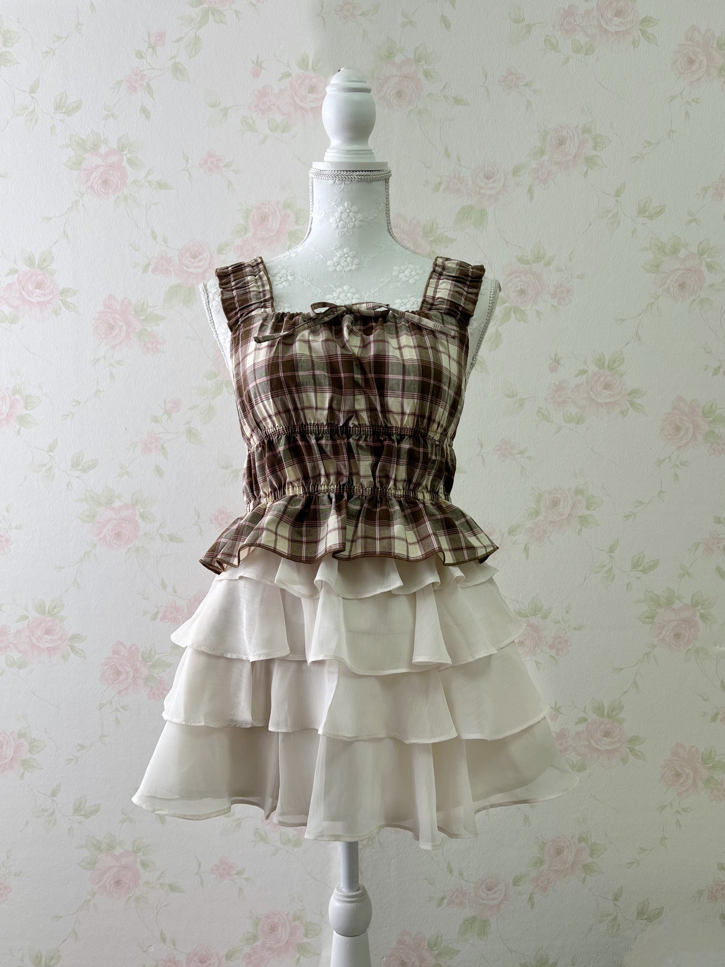 GRL Organdy Frilly Sukapan (Ivory)