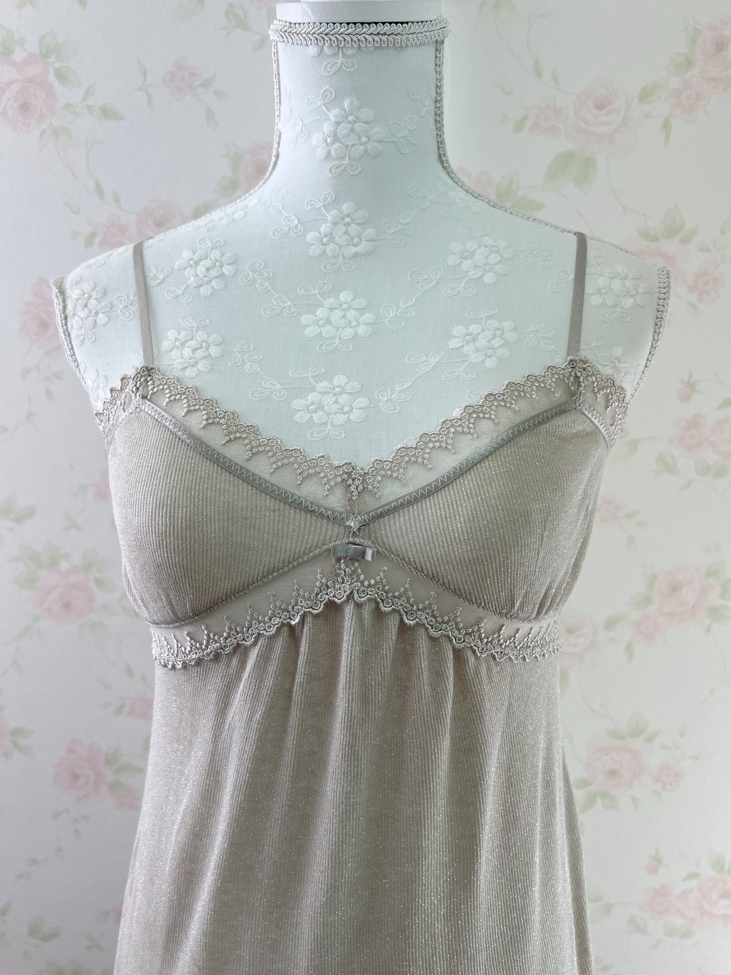 JILL STUART By Sanei International Glitter Camisole Dress