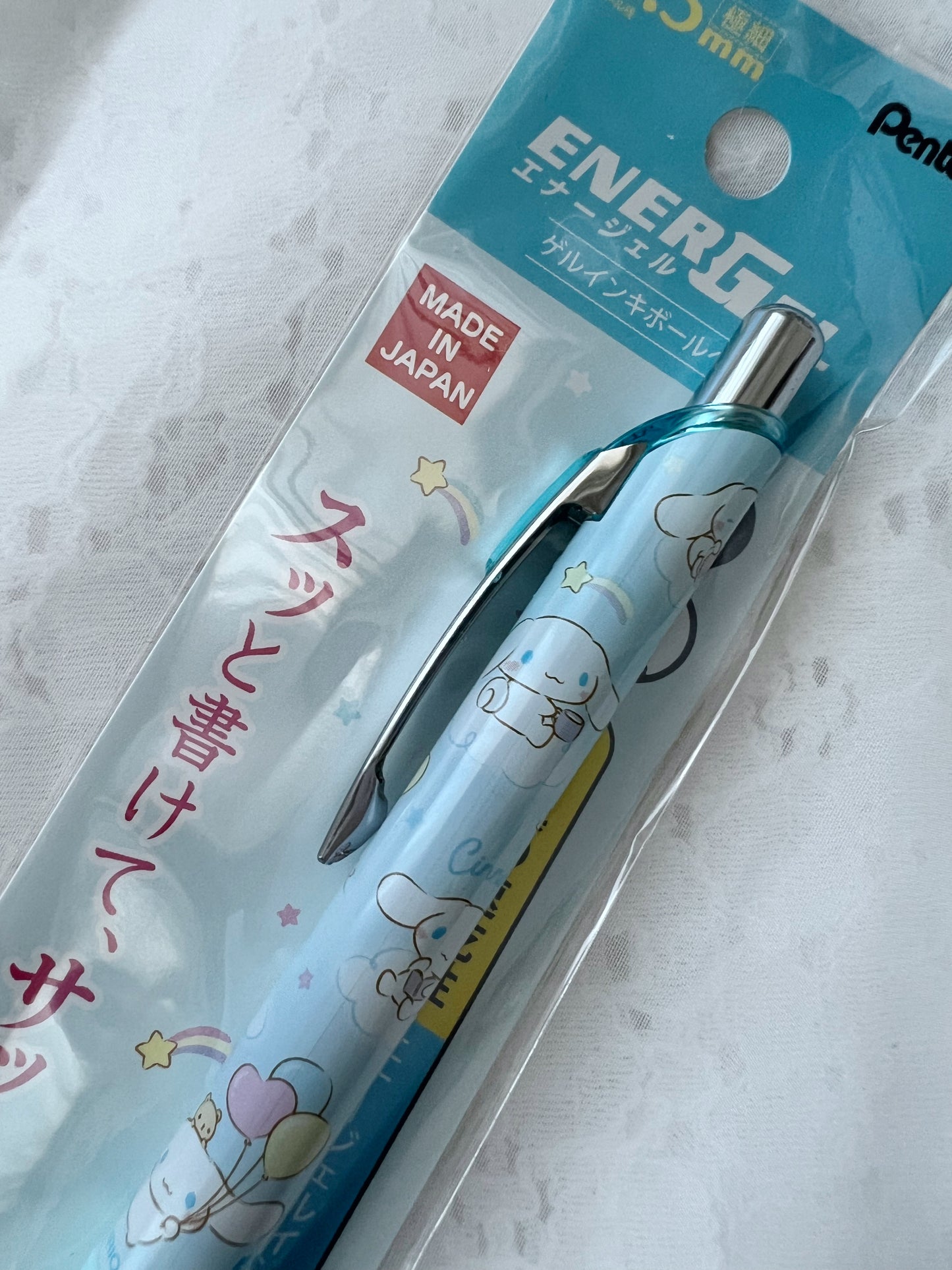 Sanrio ENERGEL Ballpoint Pen (My Melody/Cinnamoroll)