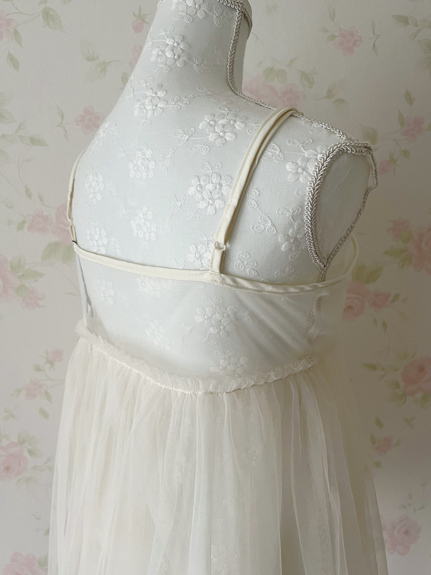 GRL Tulle Camisole (Ivory)