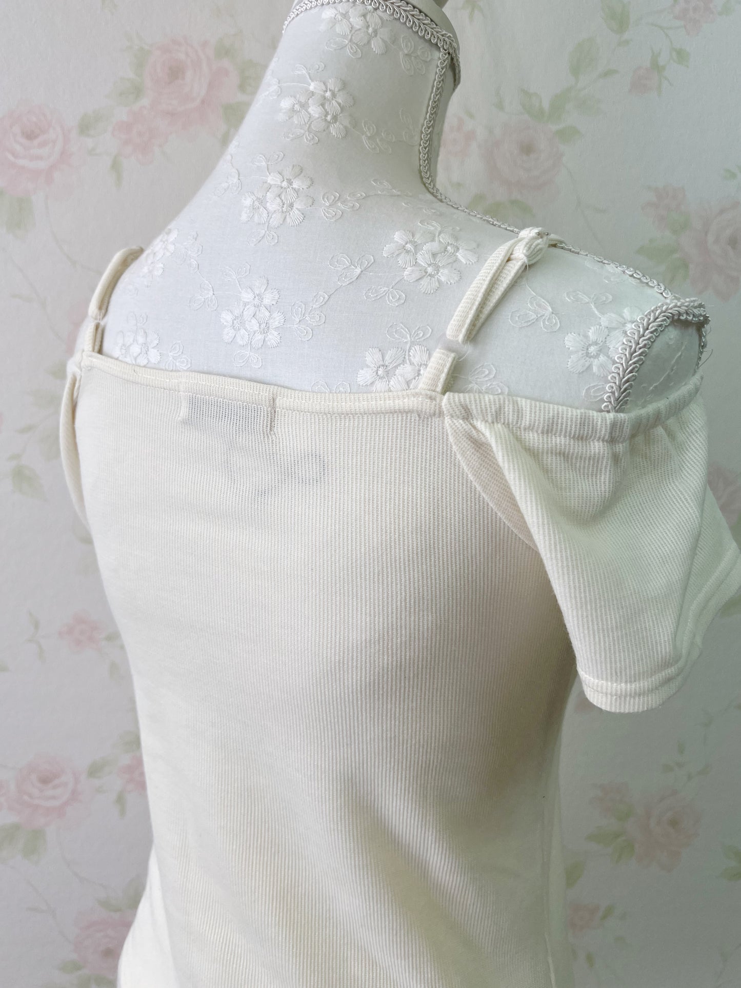 Ank Rouge Strapped Short Top (Ivory)