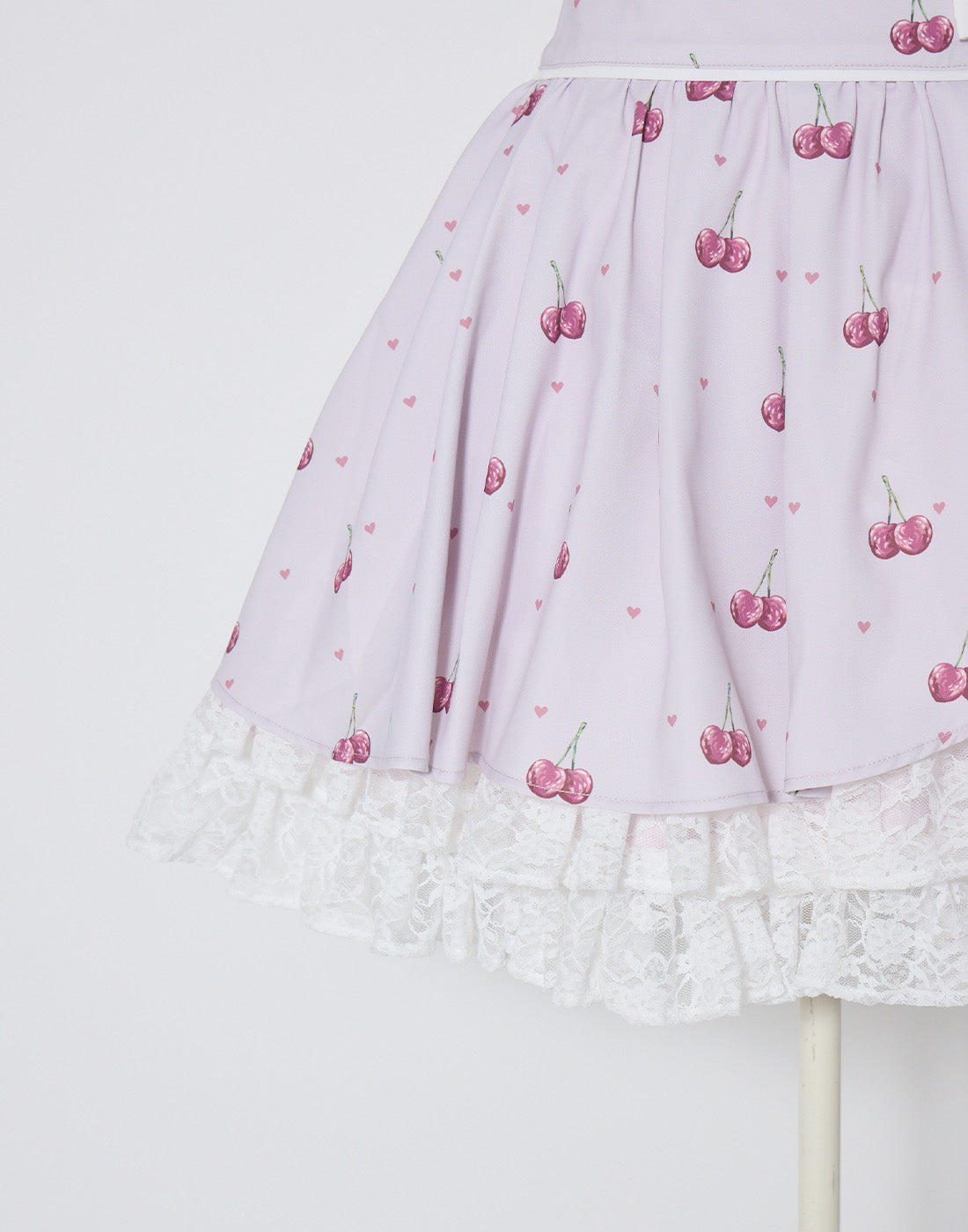 mellfy memory Sweet cherry lace frill Skirt