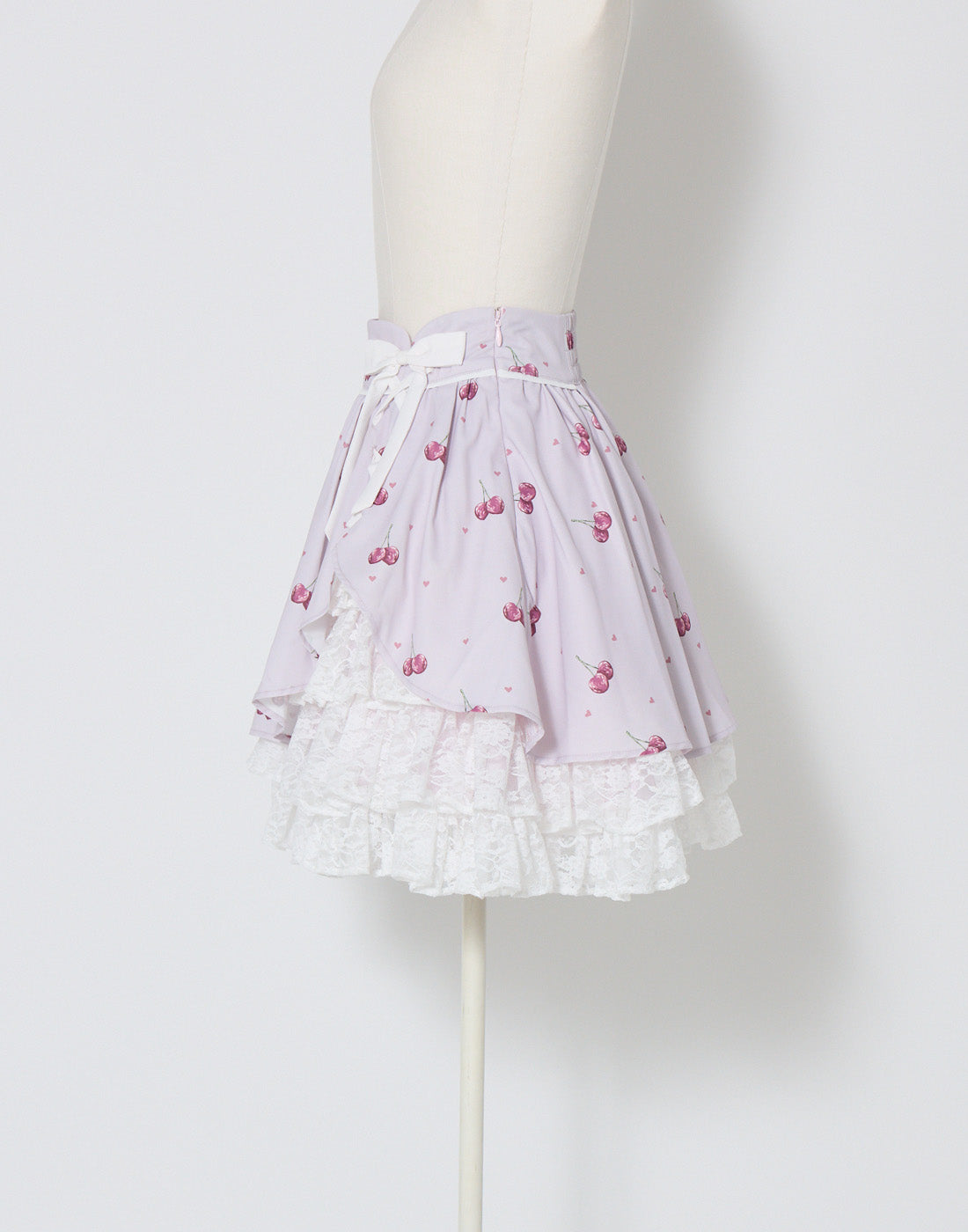 mellfy memory Sweet cherry lace frill Skirt