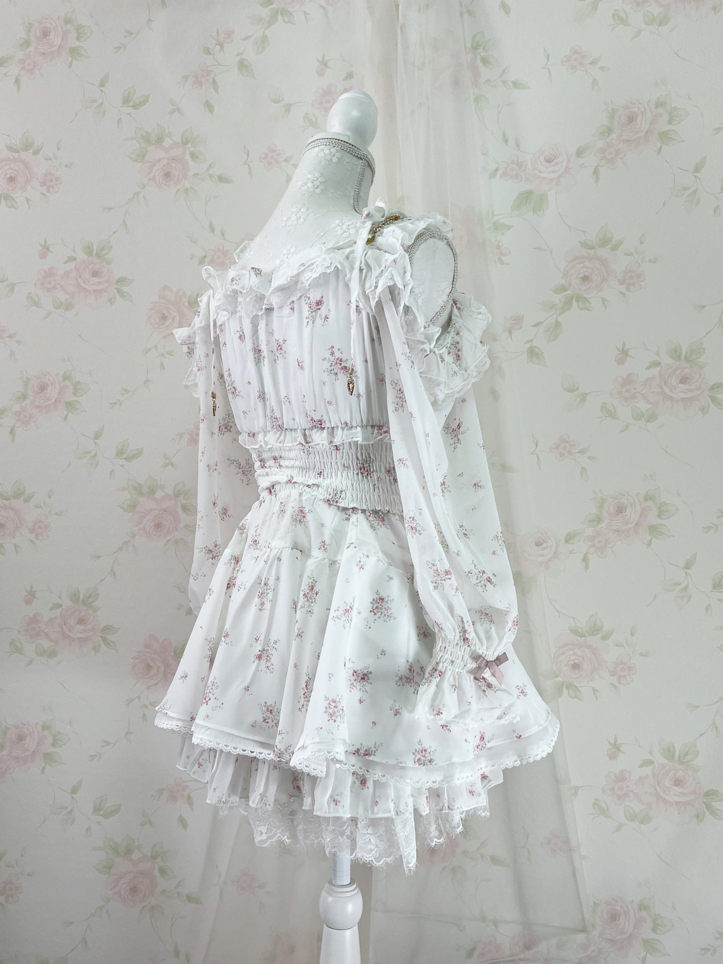 LIZ LISA Petite Floral Himekaji Tunic&Sukapan Set Up
