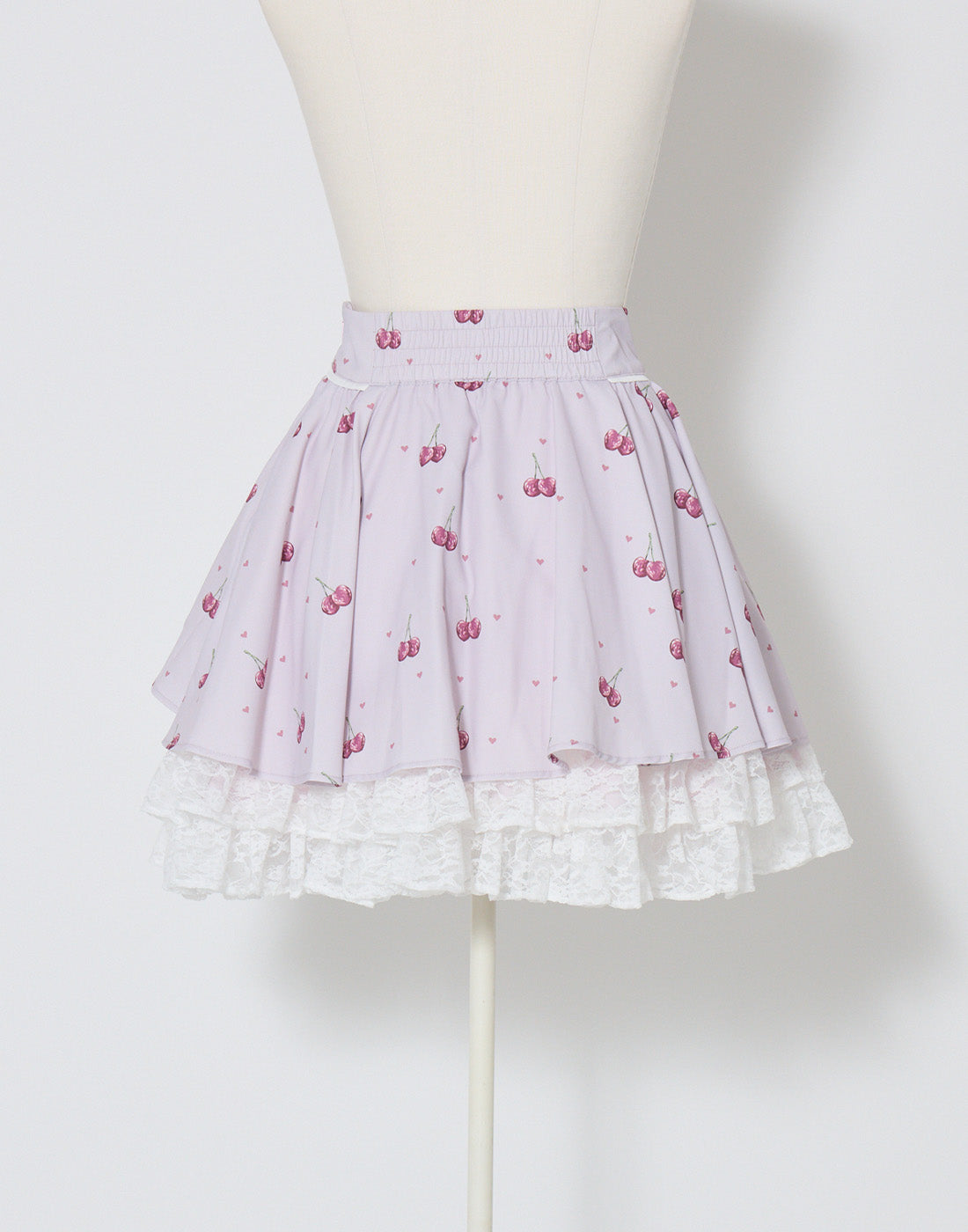 mellfy memory Sweet cherry lace frill Skirt