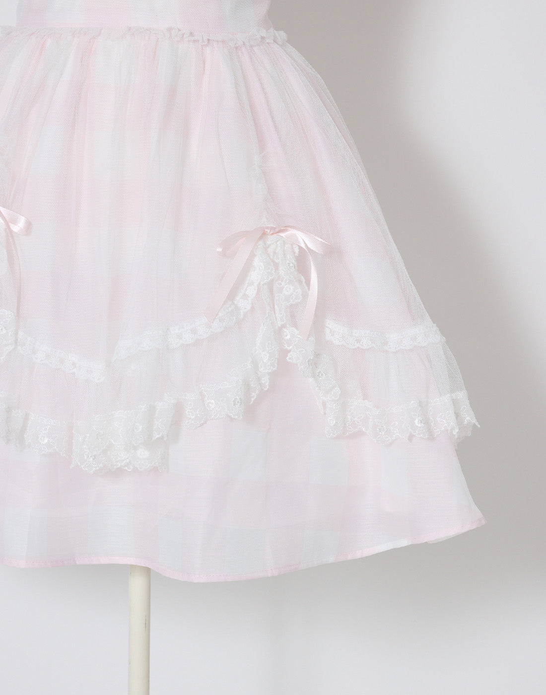 mellfy memory Fairy gingham tulle apron Skirt