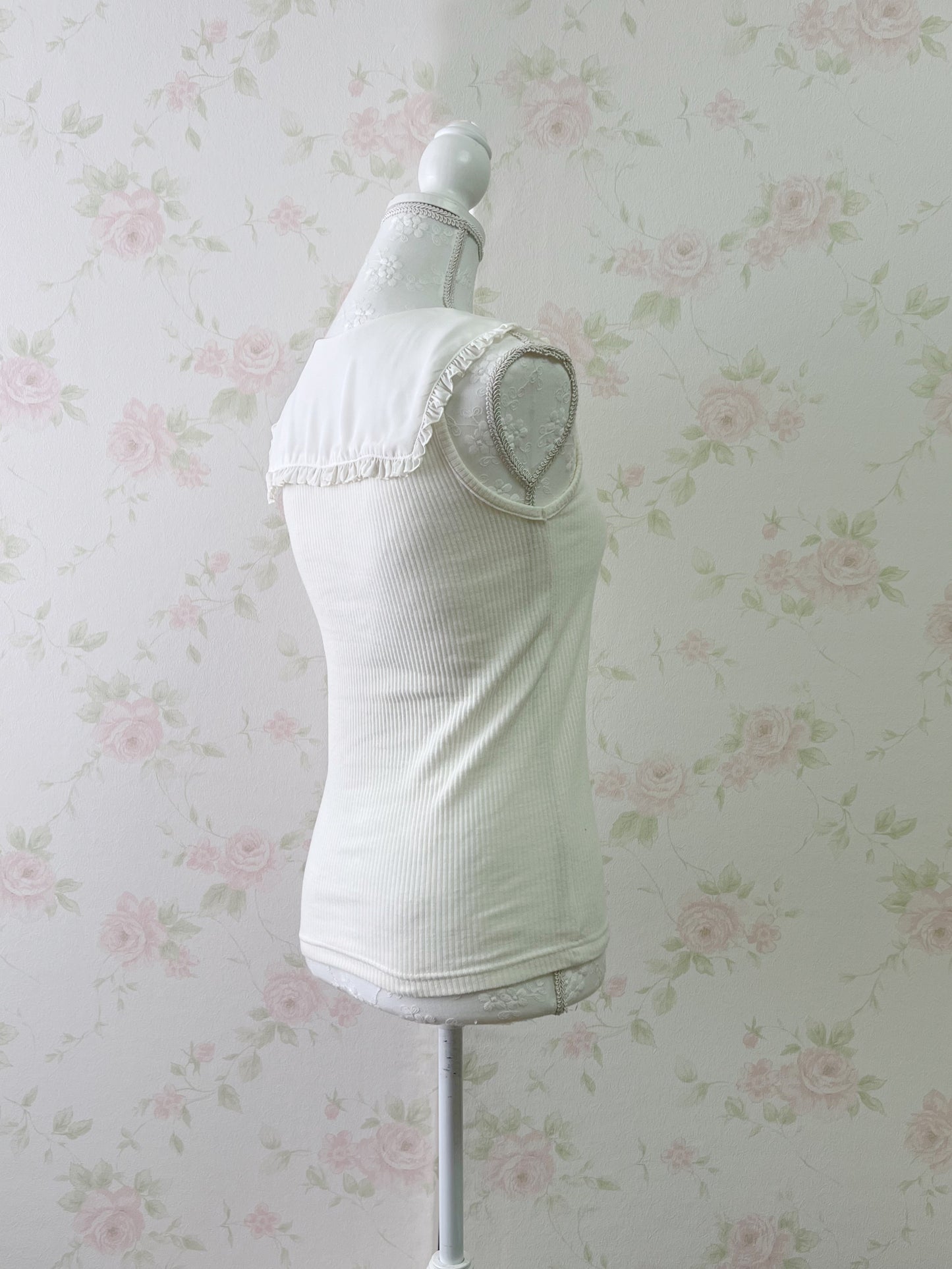 Ank Rouge Dolly Sailor Collar Tank Top (Ivory)