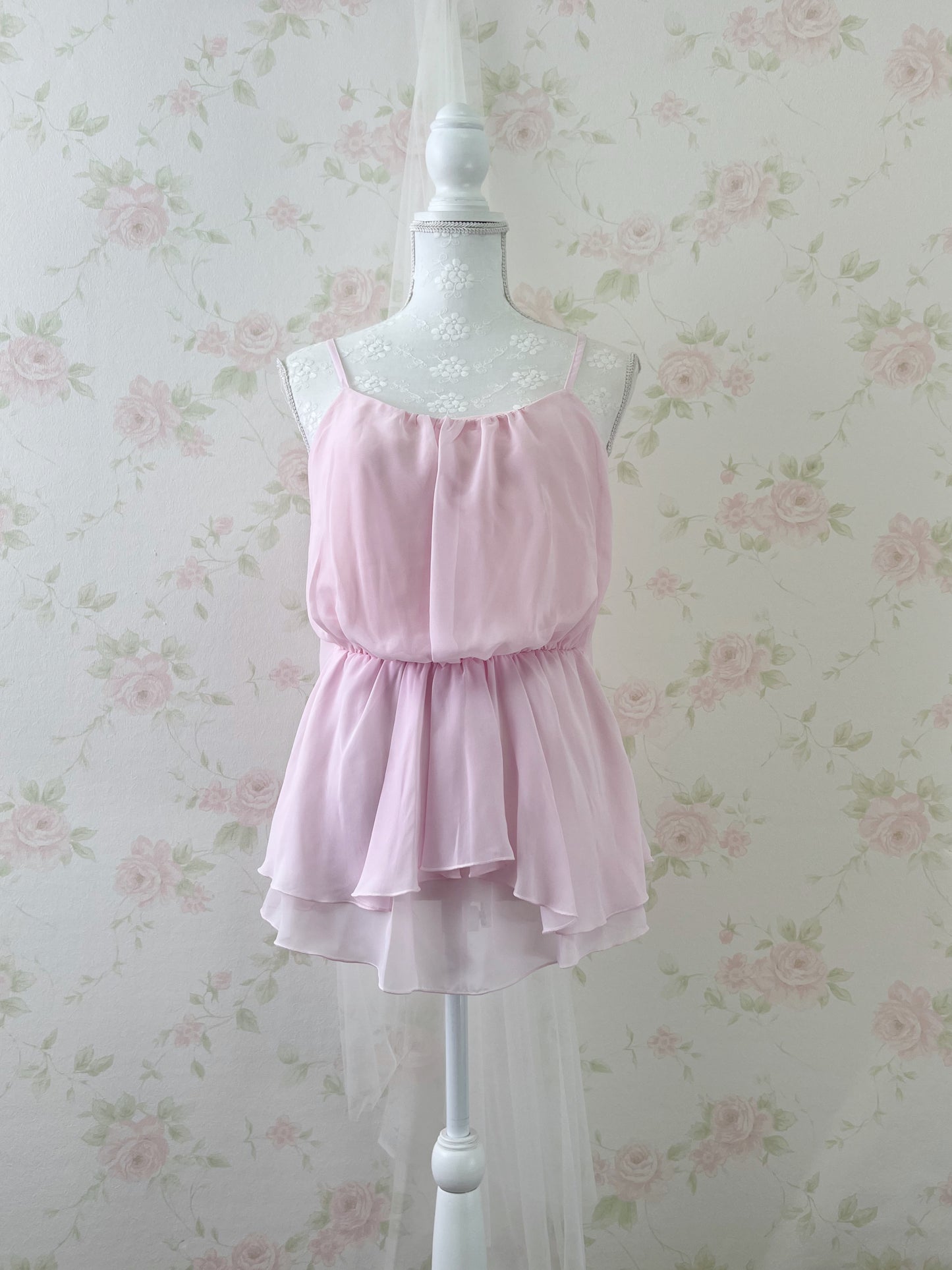rienda Chiffon Camisole (Pink)