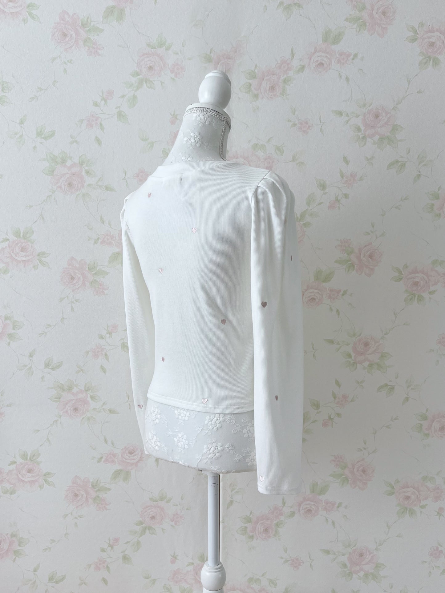 Heart Embroidery Top