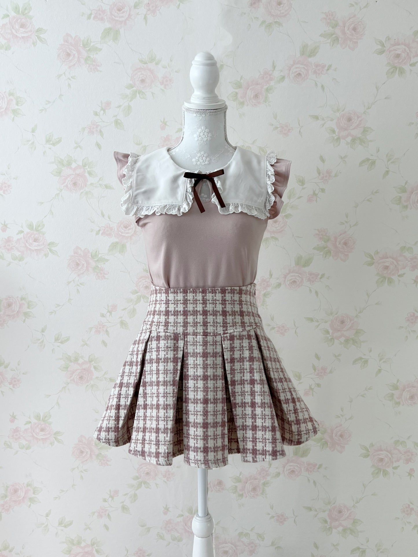 Ank Rouge French Frilled Sleeve Top