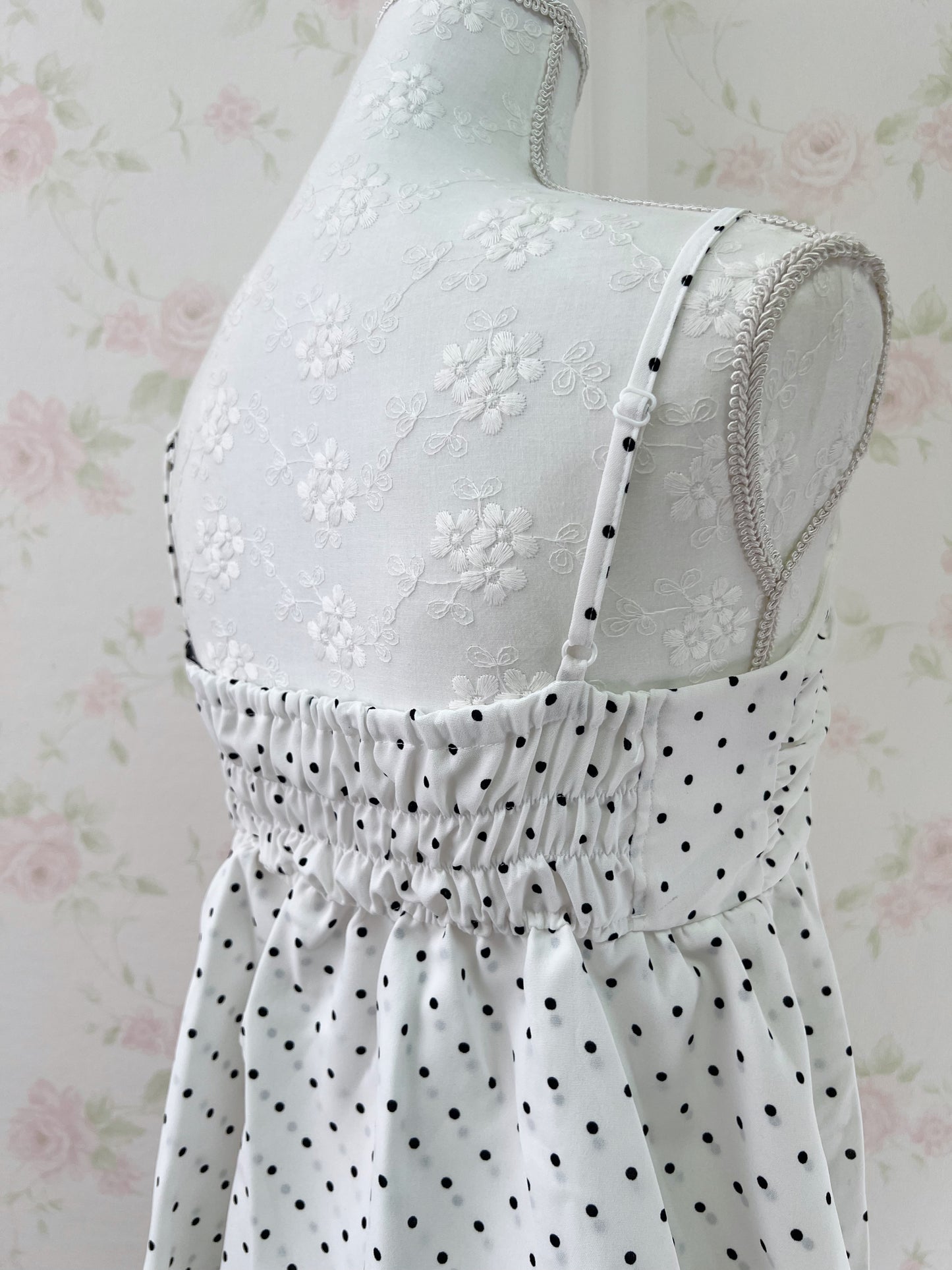 GRL Polka Dot Flare Camisole