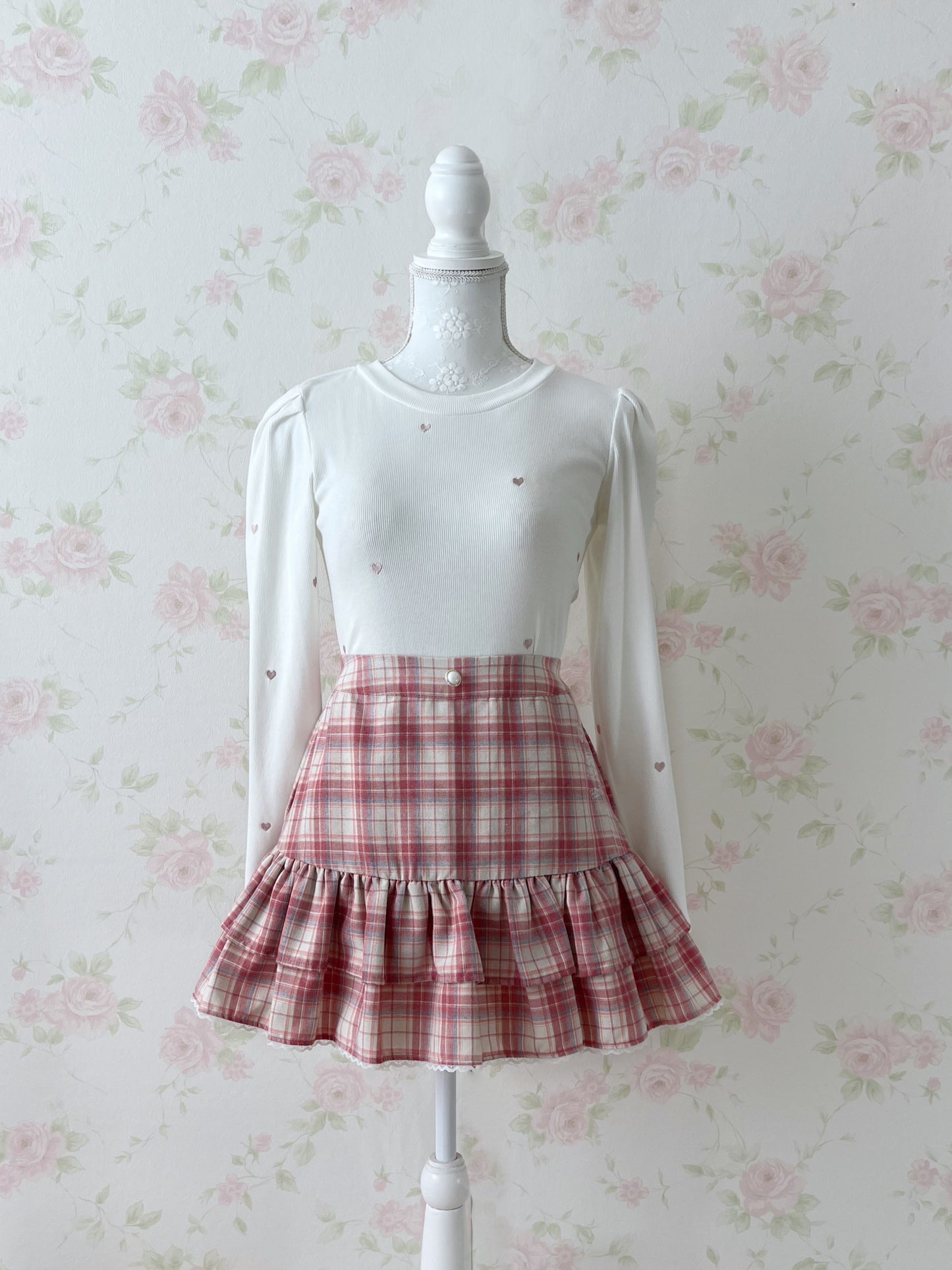 Heart Embroidery Top