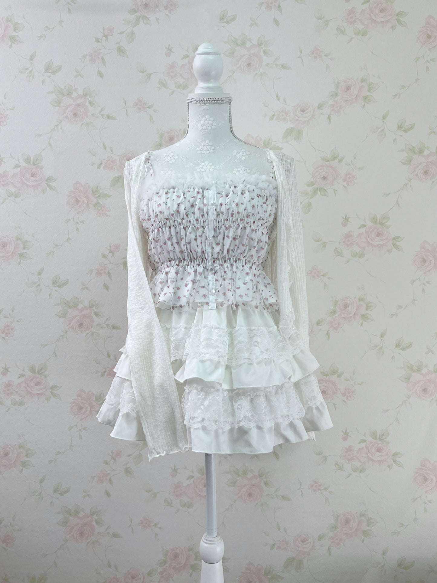 GRL Layered Shoujo Sukapan (White)