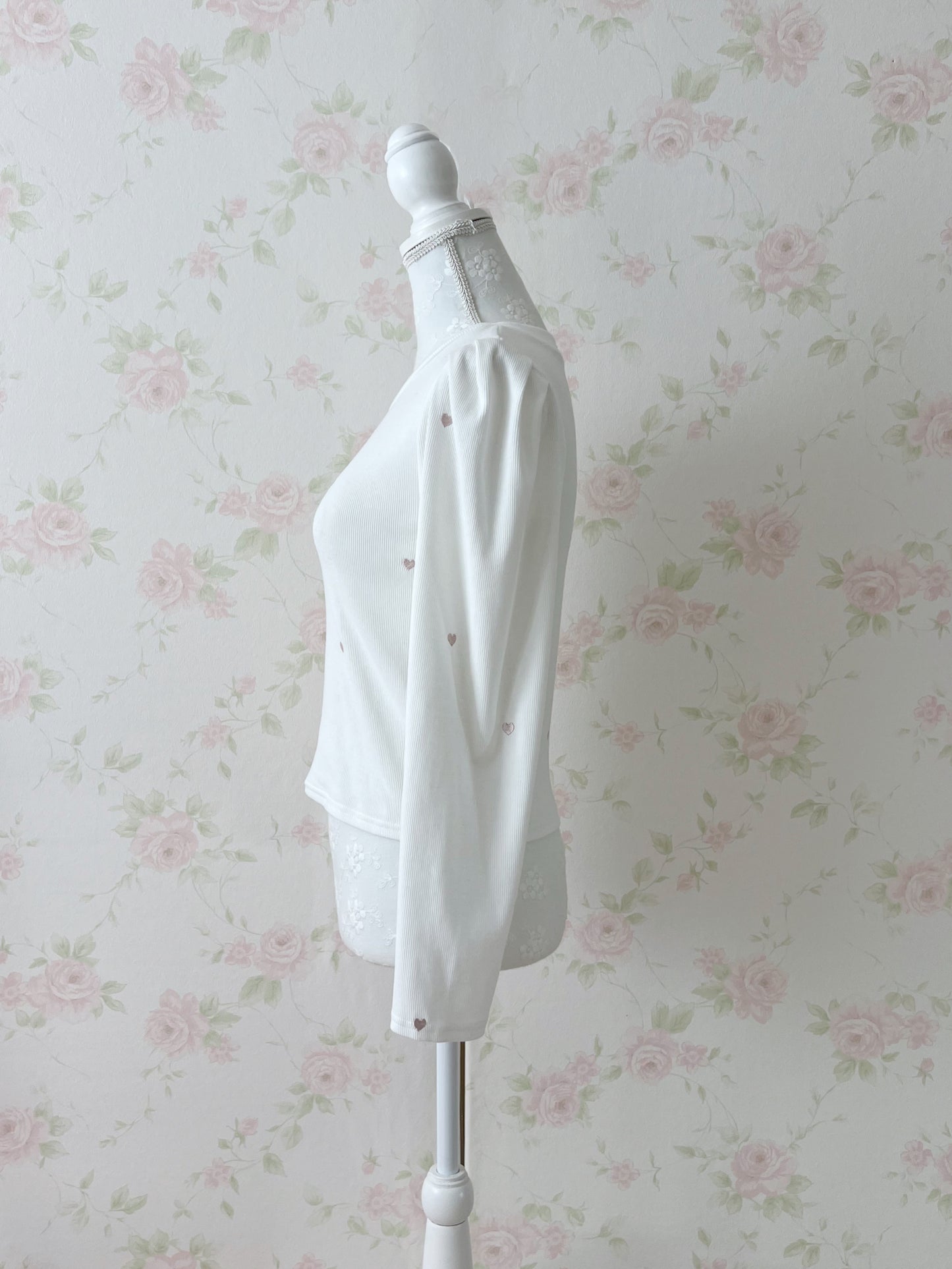 Heart Embroidery Top