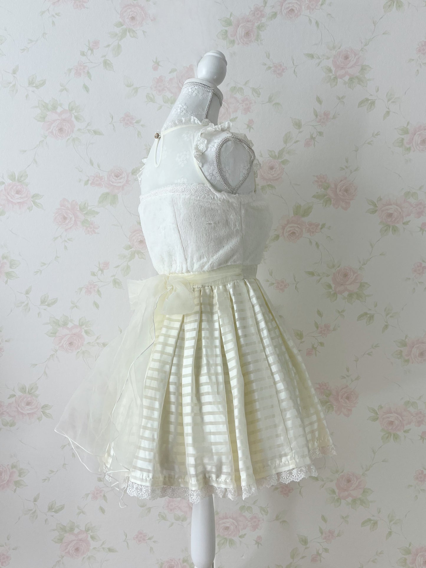 LIZ LISA Eco Fur Tulle Winter Princess Dress
